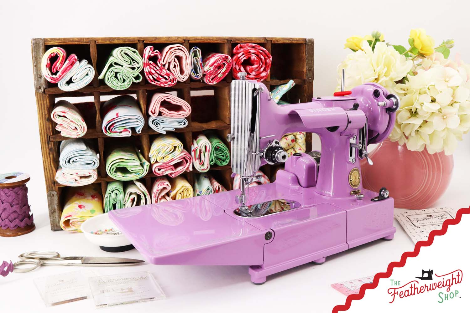 Singer Featherweight 222K - EL18464* - Fully Restored in Lilac