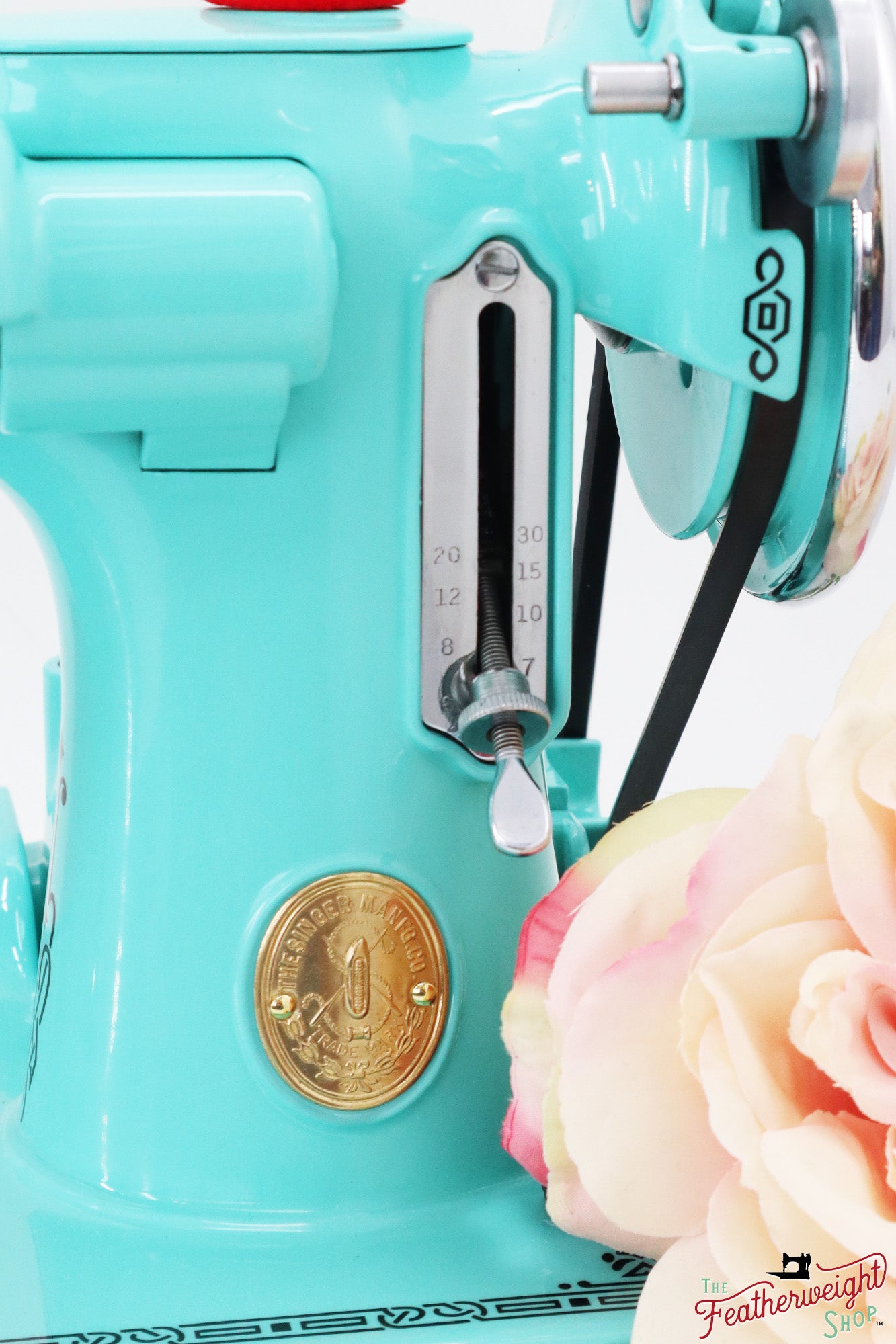 Singer Featherweight 221, AD791*** - Fully Restored in Tiffany Blue