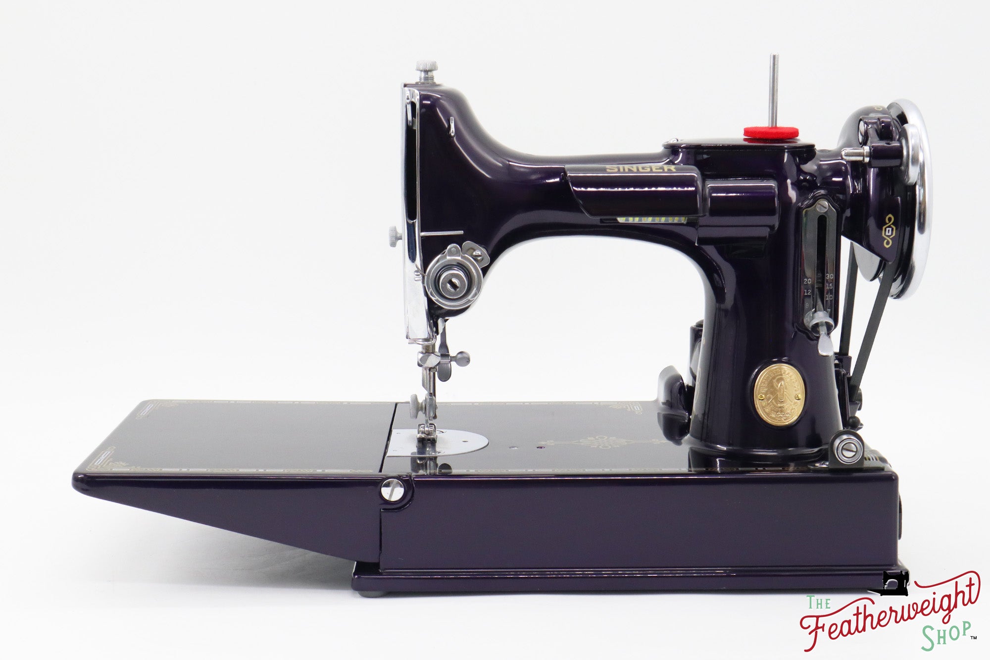 Singer Featherweight 221, AE408*** - Fully Restored in Black Iris