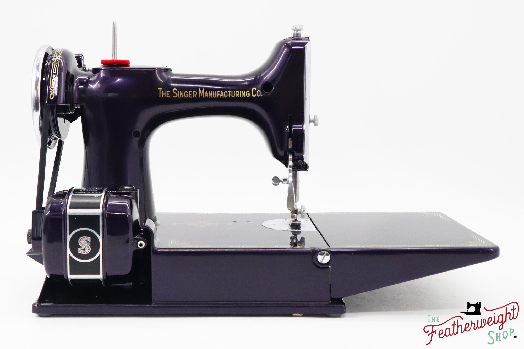 Singer Featherweight 221, AE408*** - Fully Restored in Black Iris