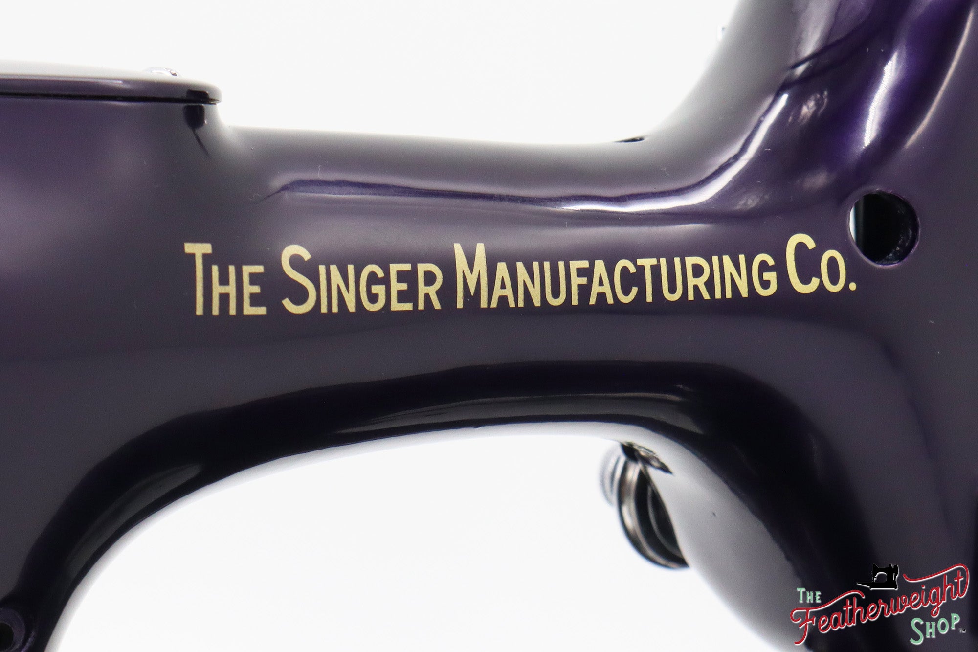 Singer Featherweight 221, AE408*** - Fully Restored in Black Iris