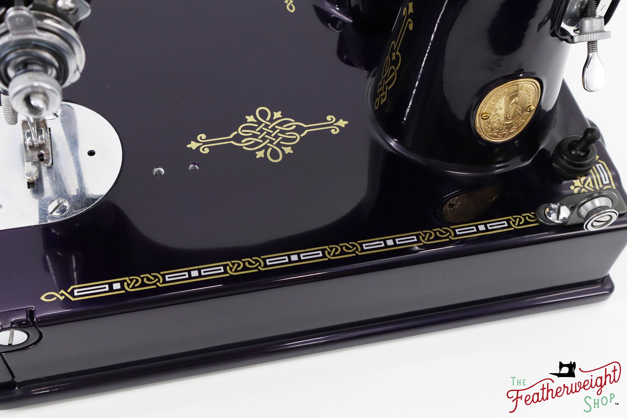 Singer Featherweight 221, AE408*** - Fully Restored in Black Iris