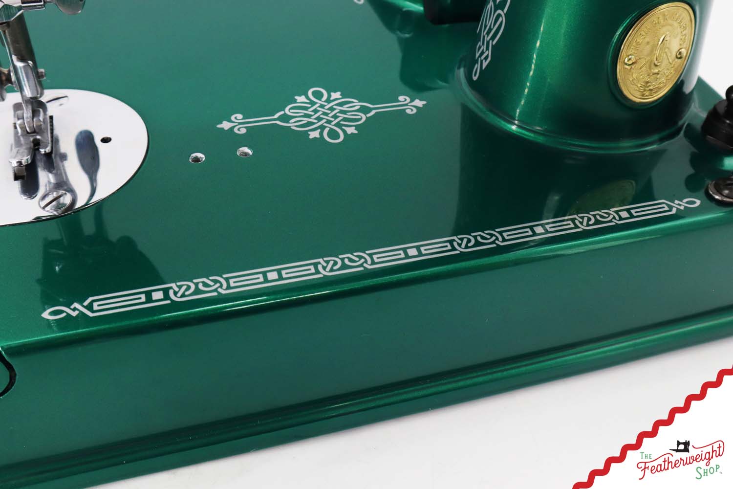 Singer Featherweight 221 AH053*** - Fully Restored in Emeral Green