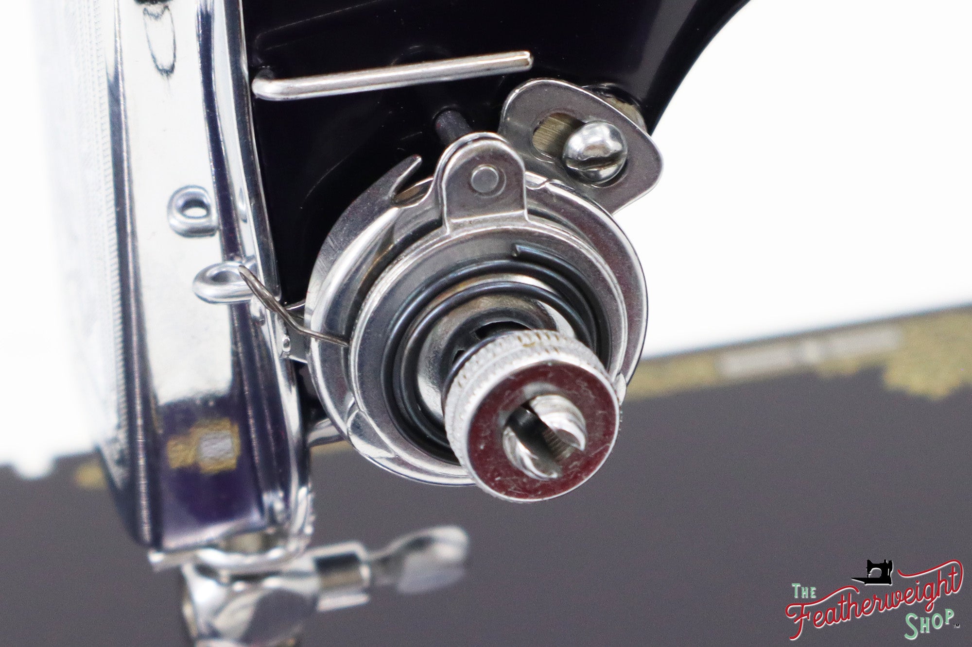 Singer Featherweight 221, AE408*** - Fully Restored in Black Iris