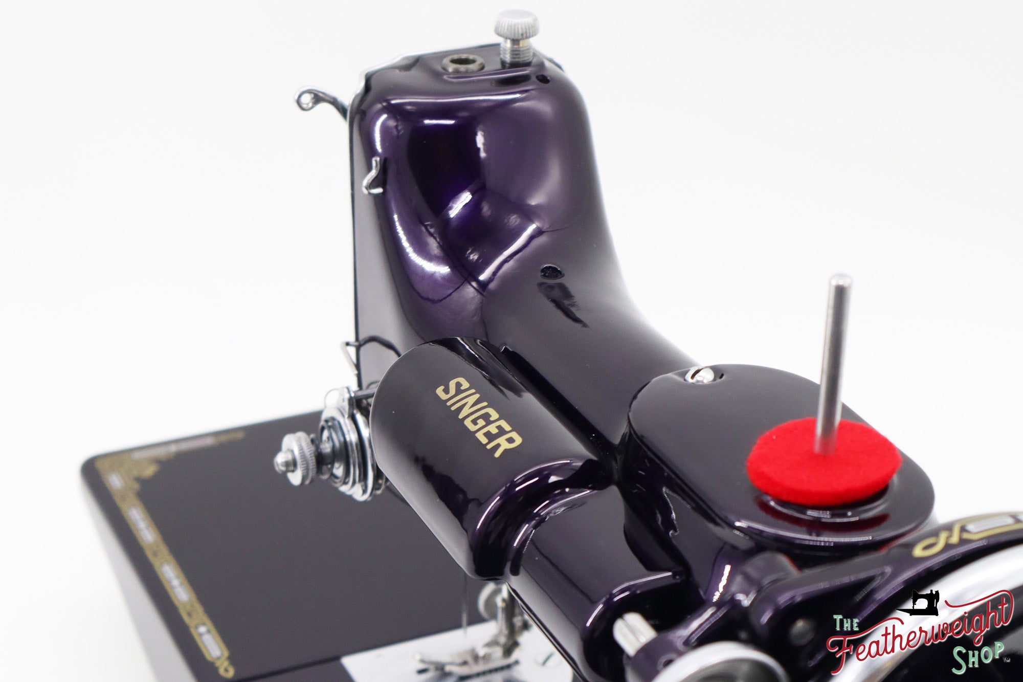 Singer Featherweight 221, AE408*** - Fully Restored in Black Iris