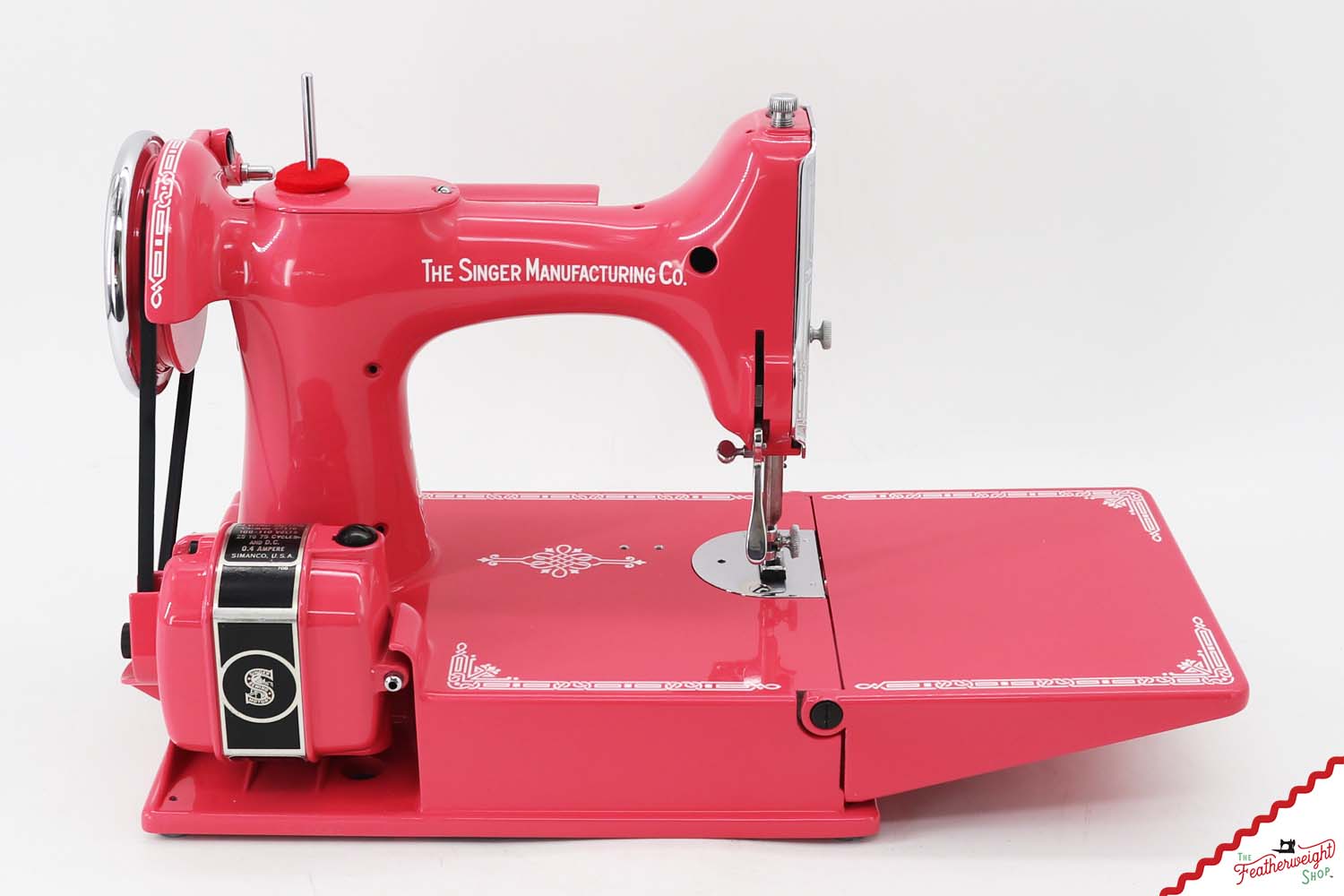 Singer Featherweight 221 AF595*** - Fully Restored in Happy Pink Grapefruit