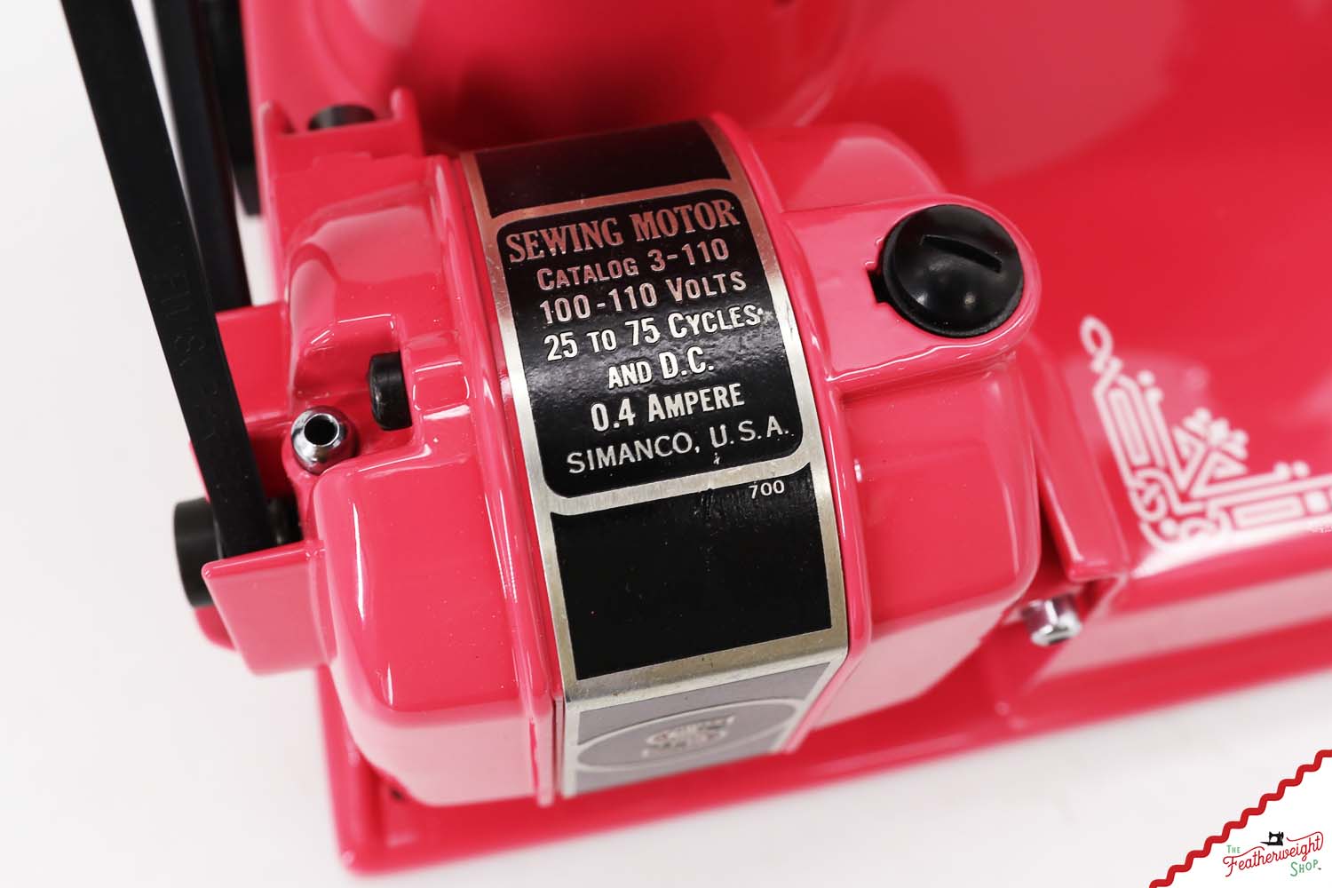 Singer Featherweight 221 AF595*** - Fully Restored in Happy Pink Grapefruit