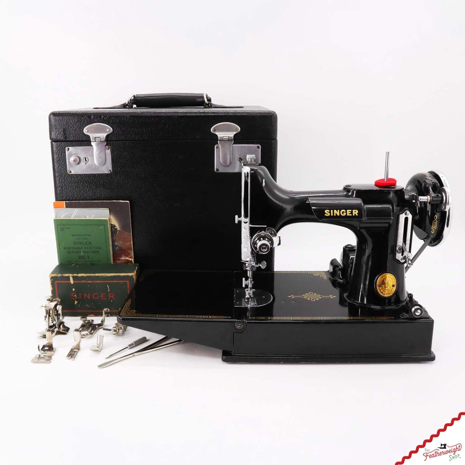 Singer Featherweight 221 Sewing Machine, AG0046** - 1941