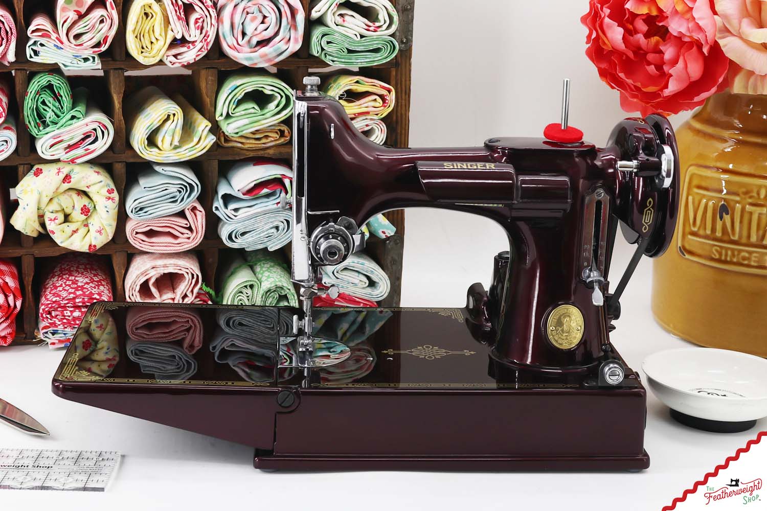 Singer Featherweight 221K - EE45834* - Fully Restored in Brandywine