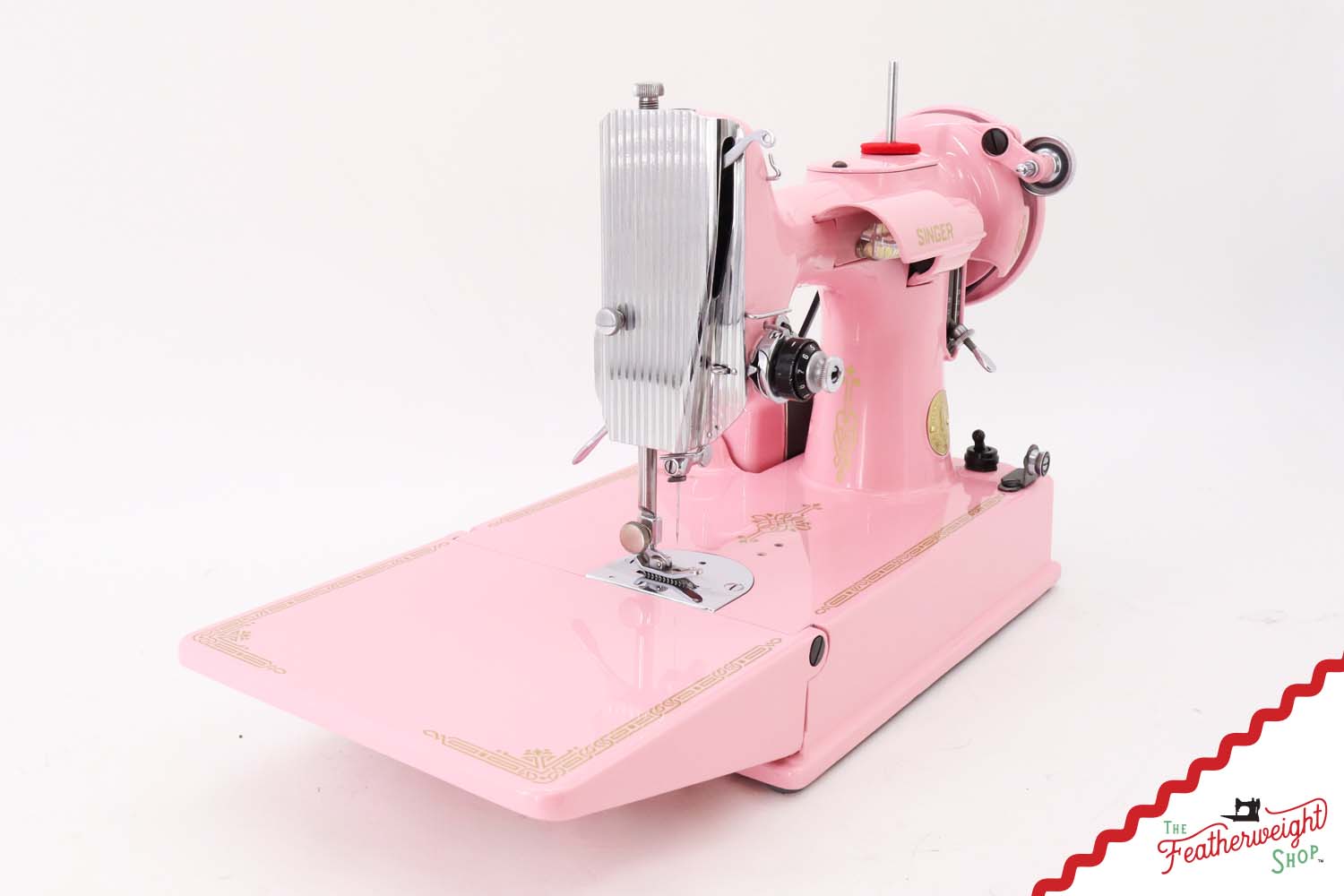 Singer Featherweight 221 AJ003*** - Fully Restored in Rosy Posy Pink