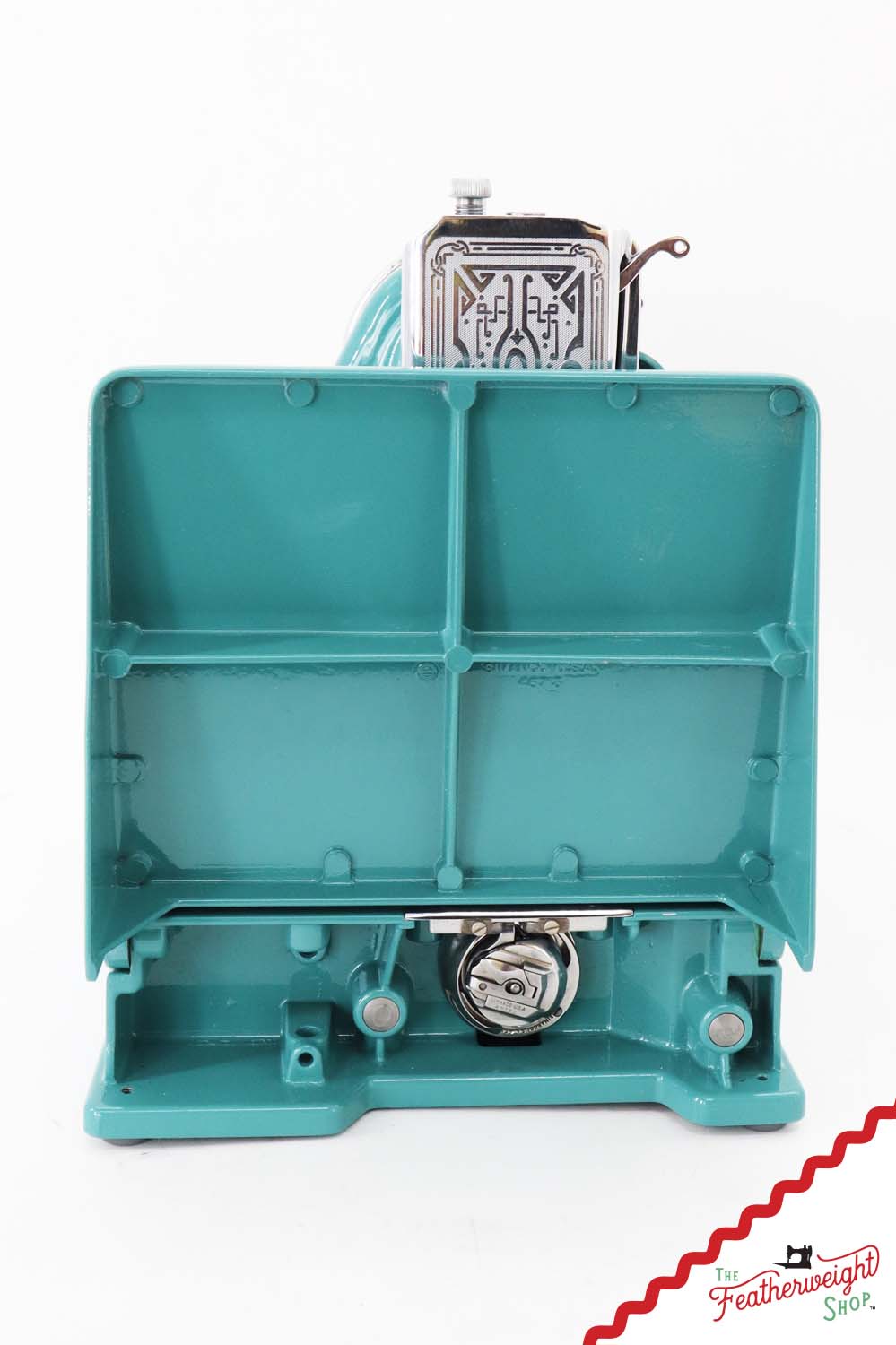 Singer Featherweight 221, AE079*** - Fully Restored in Lagoon