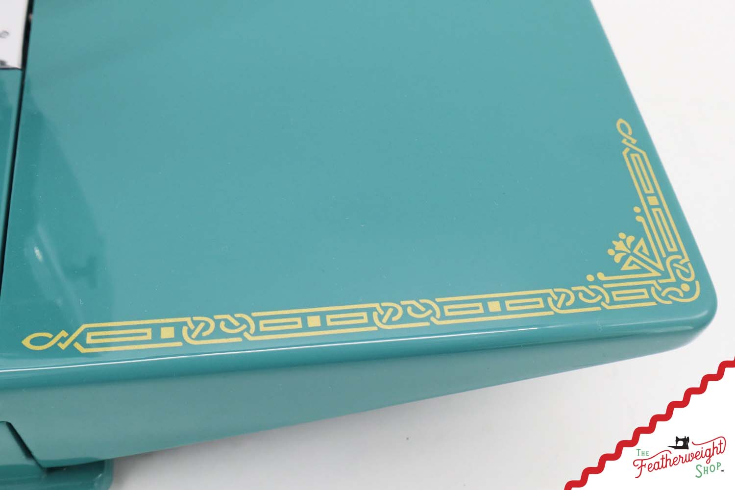 Singer Featherweight 221, AE079*** - Fully Restored in Lagoon