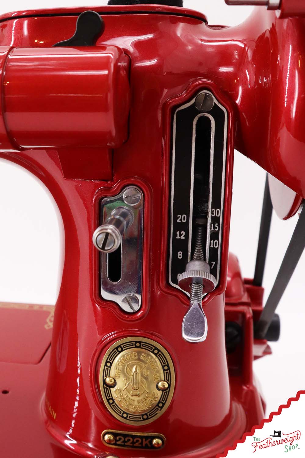 Singer Featherweight 222K - EJ2672** - Fully Restored in Candy Apple Red