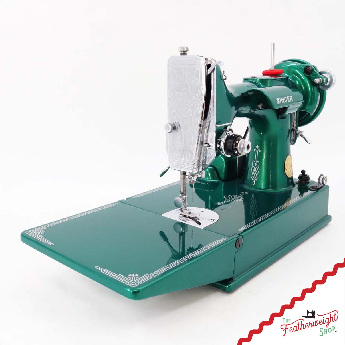 Singer Featherweight 221 AG988*** - Fully Restored in Emerald Green