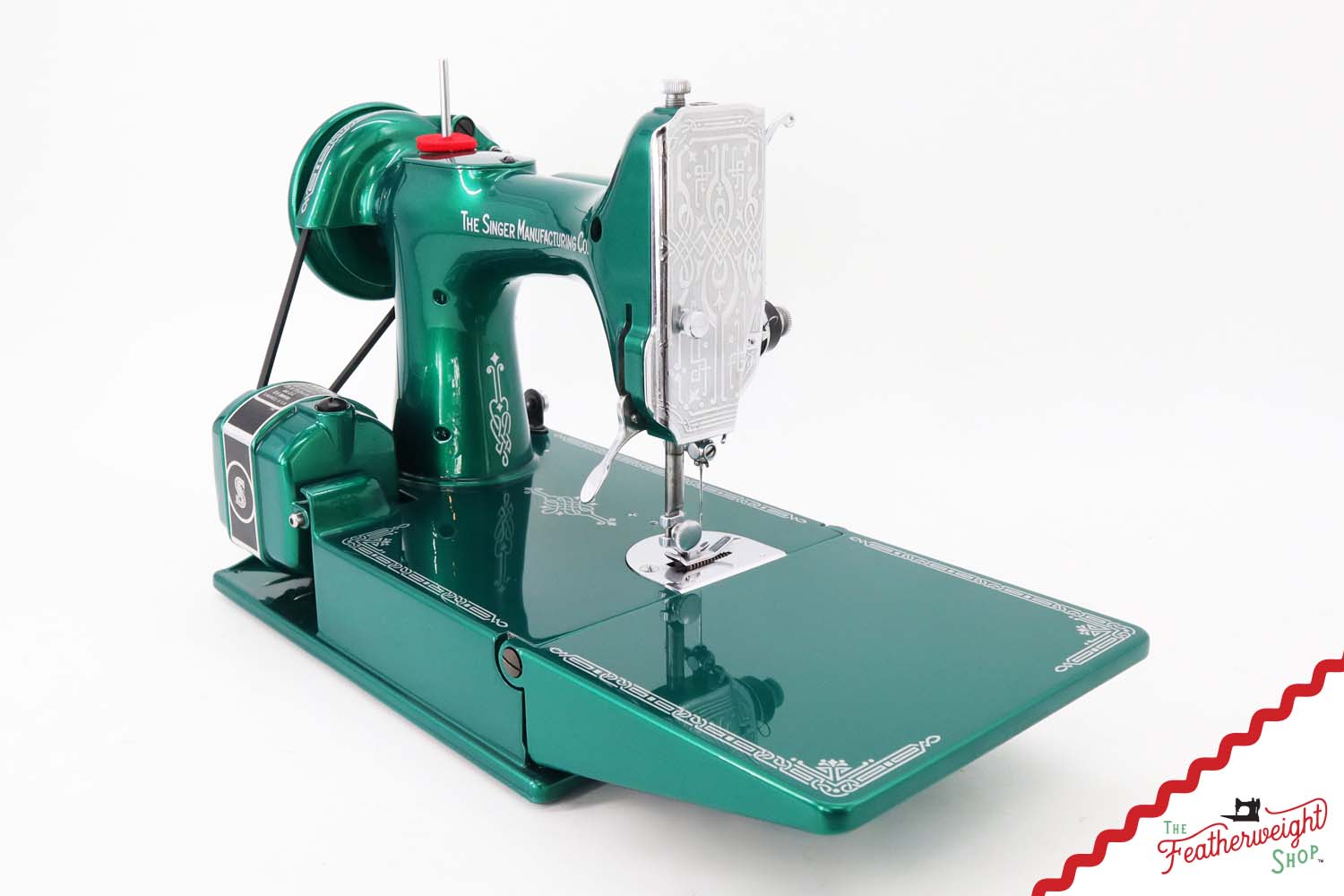 Singer Featherweight 221 AG988*** - Fully Restored in Emerald Green