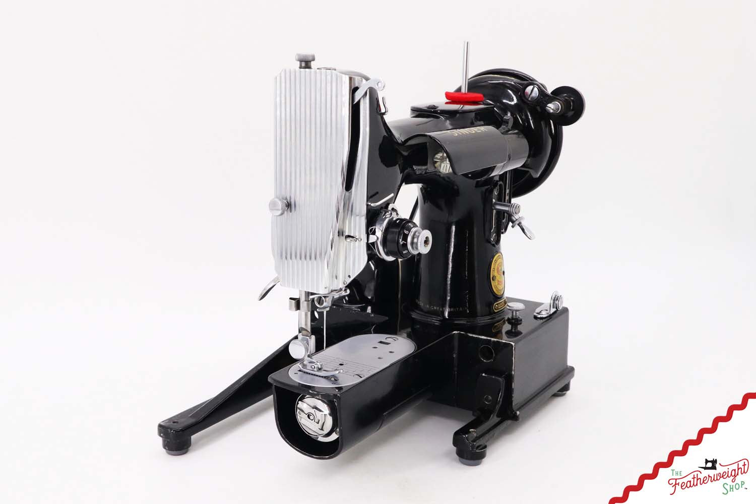 Singer Featherweight 222K Sewing Machine, Red 'S' - ES352*** - 1961