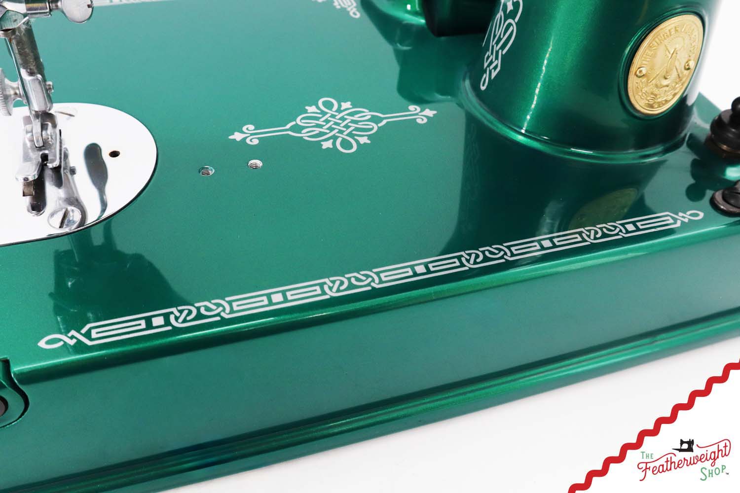 Singer Featherweight 221 AG988*** - Fully Restored in Emerald Green