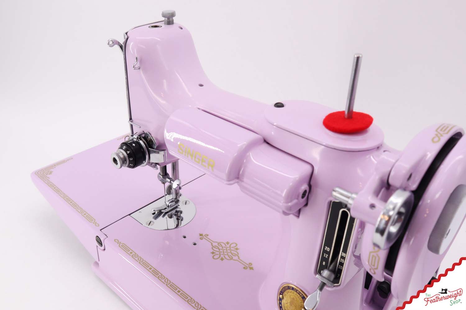Singer Featherweight 221, Centennial - AJ909*** - Fully Restored in Wisteria