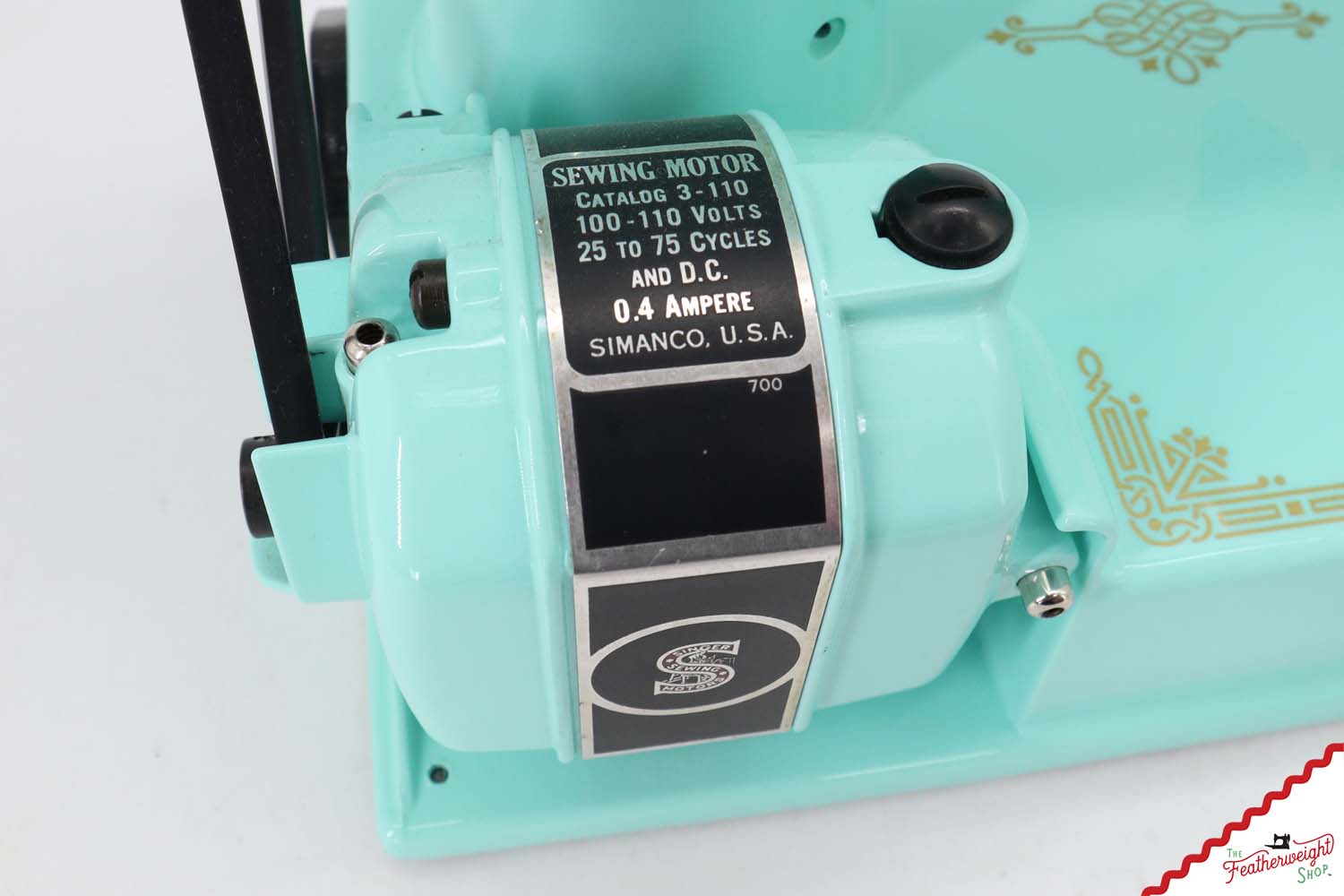 Singer Featherweight 221, AG005*** - Fully Restored in Jenny Blue