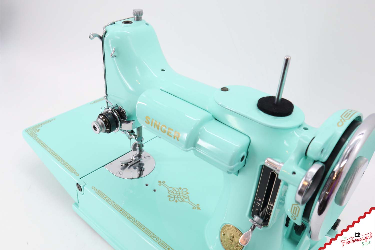 Singer Featherweight 221, AG005*** - Fully Restored in Jenny Blue