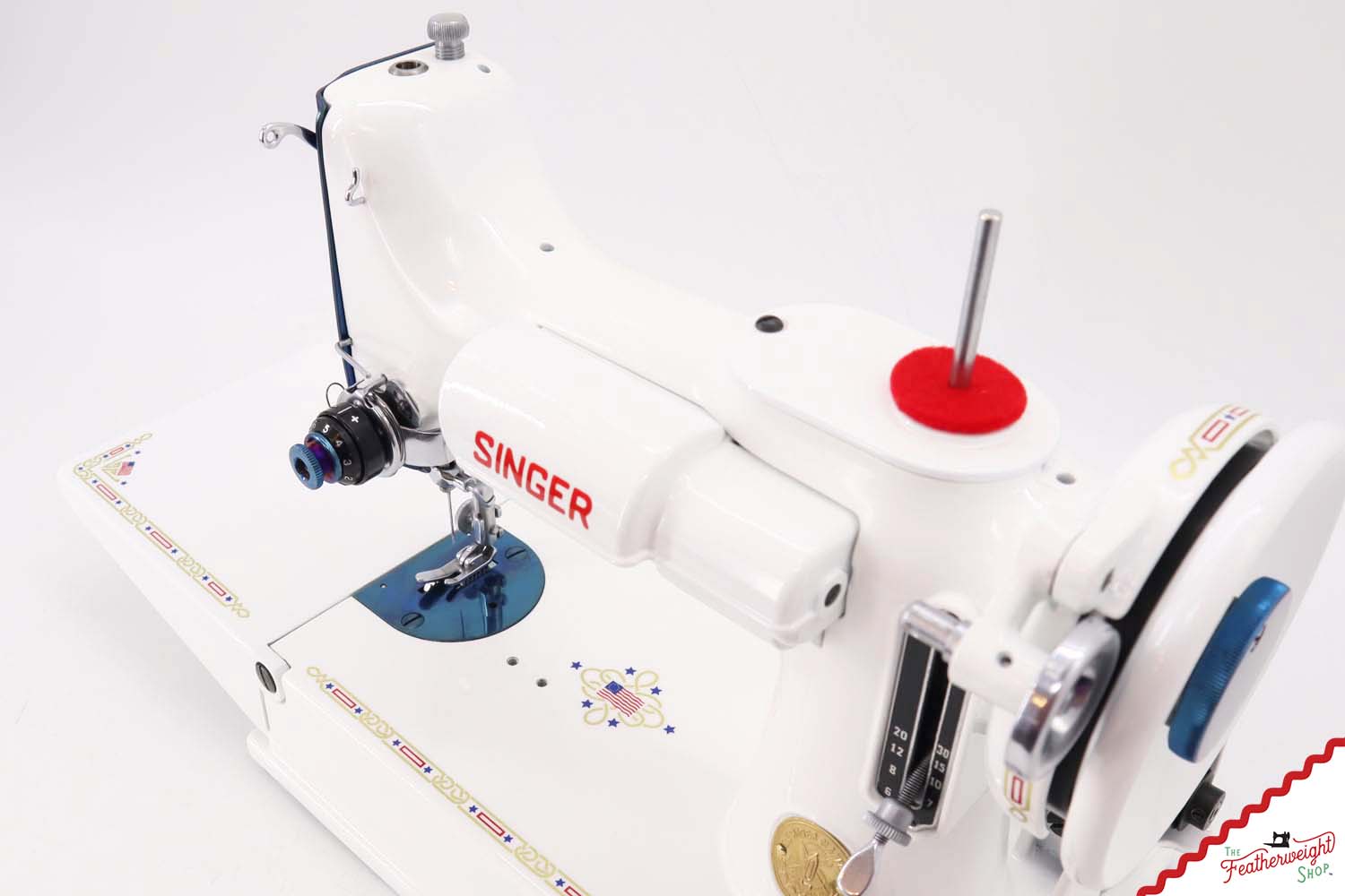 Singer Featherweight 221, - AJ363*** - Restored USA 250 Edition!