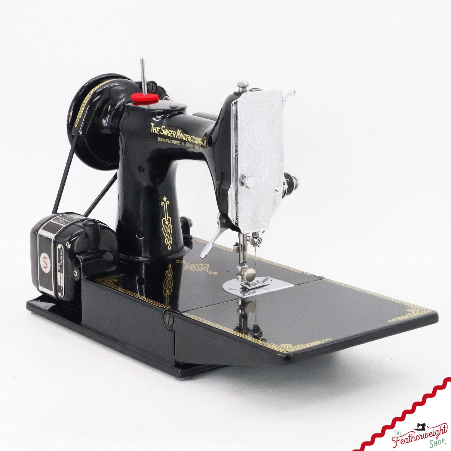 Singer Featherweight 221K, EG0776**, RARE Great Britain Decal