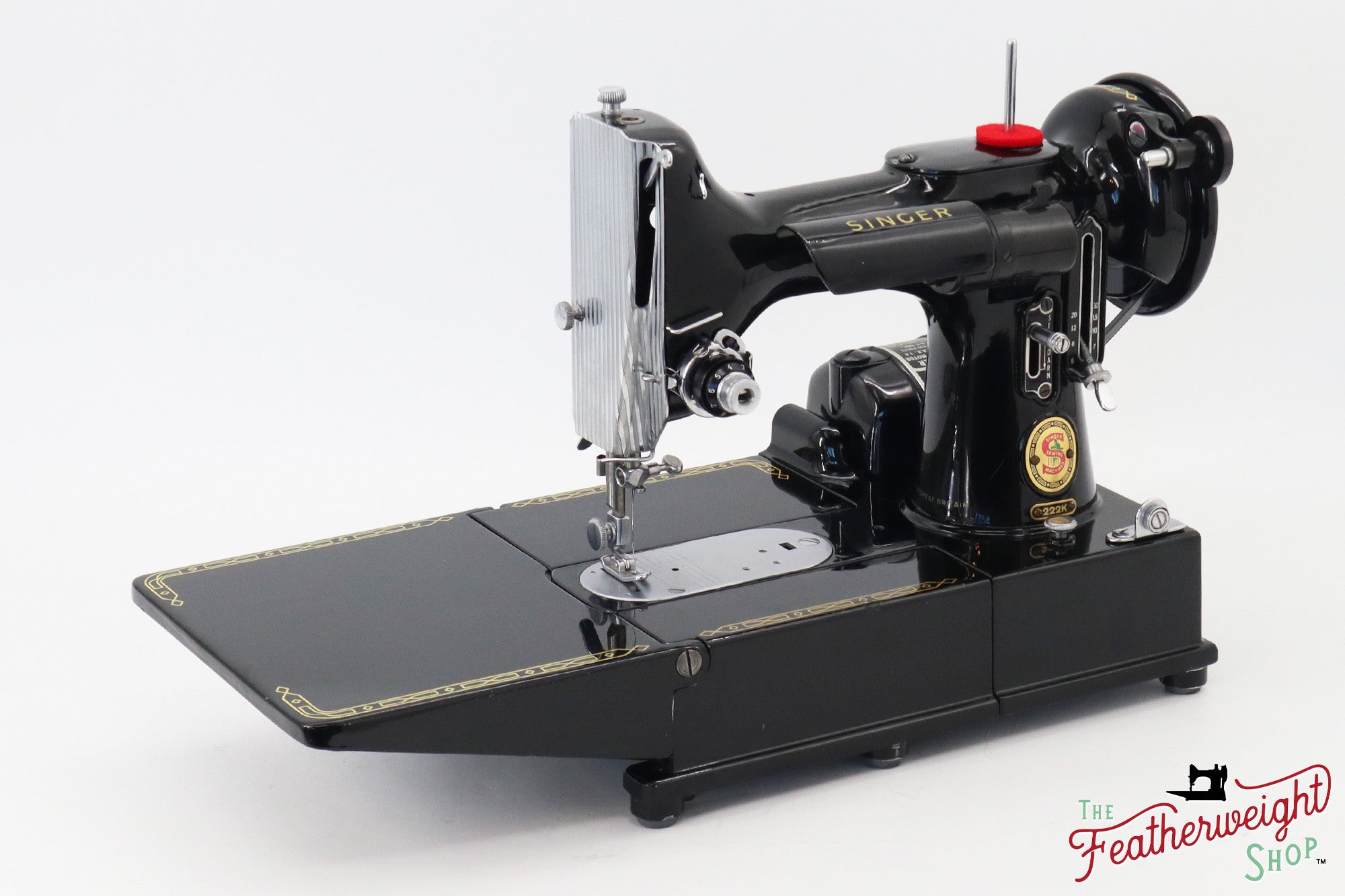 Singer Featherweight 222K Sewing Machine, Red 'S' - ES353*** - 1961