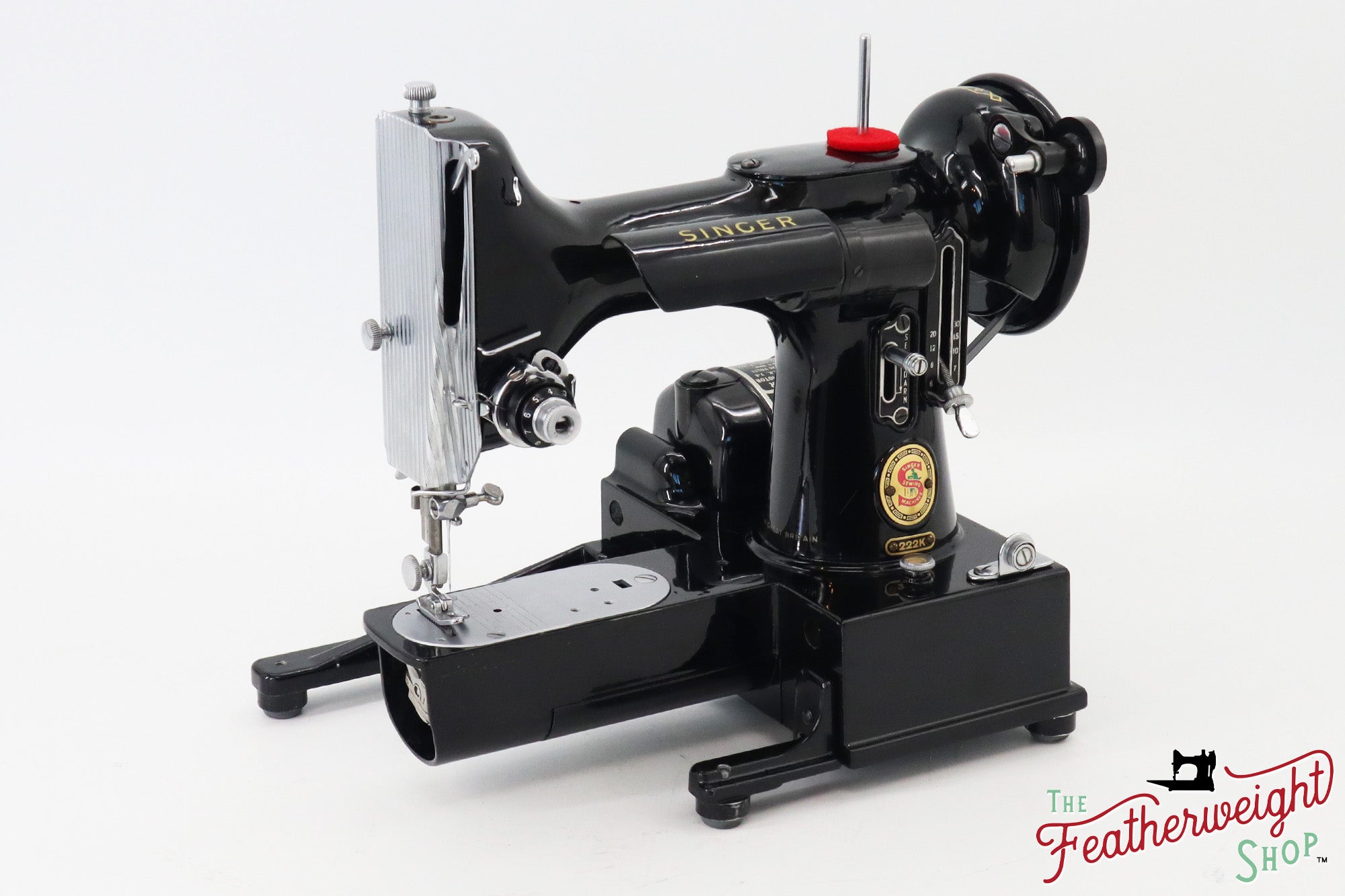 Singer Featherweight 222K Sewing Machine, Red 'S' - ES353*** - 1961