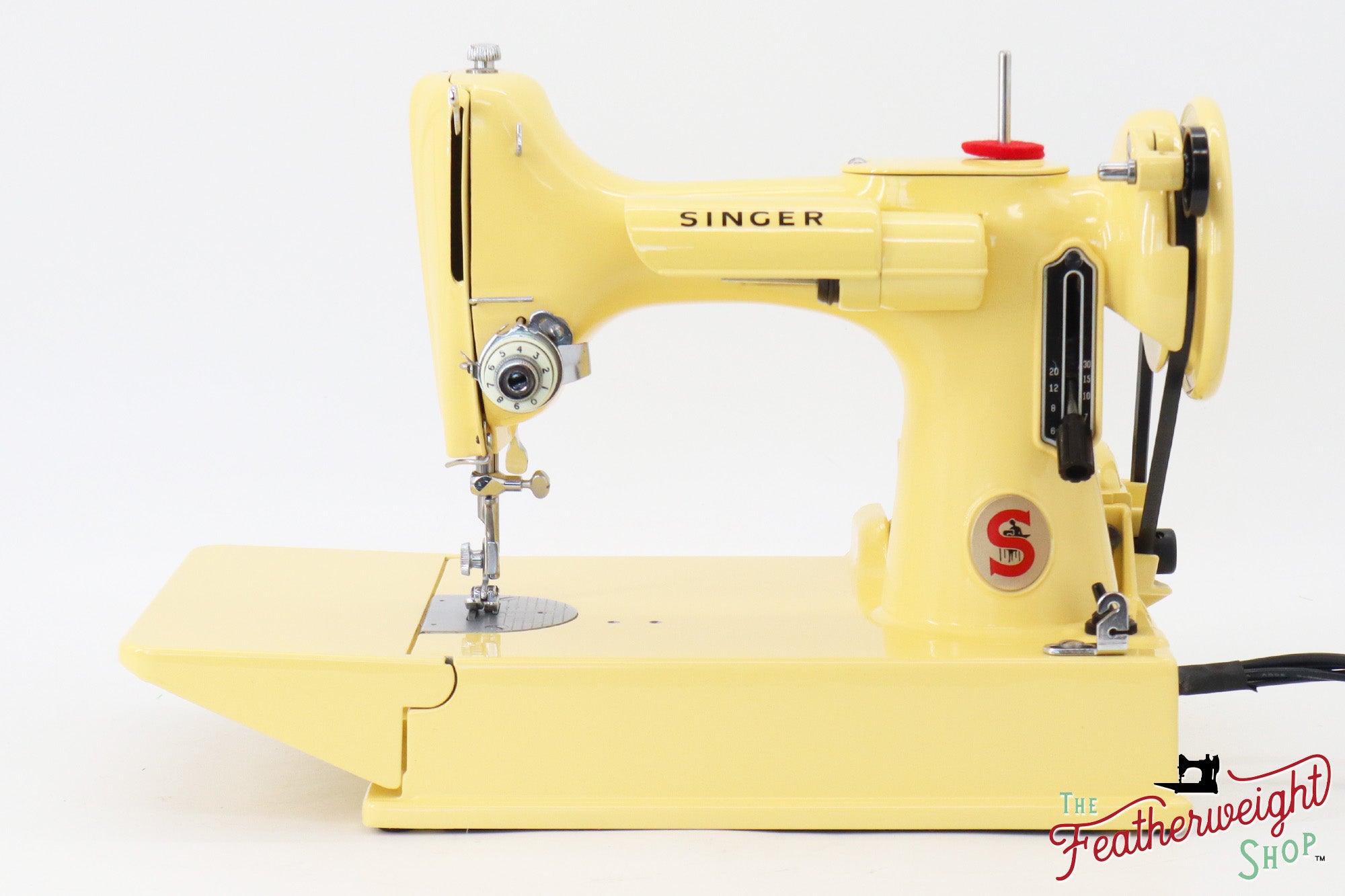 Singer Featherweight 221K7 Sewing Machine EV971*** - Fully Restored in Happy Yellow