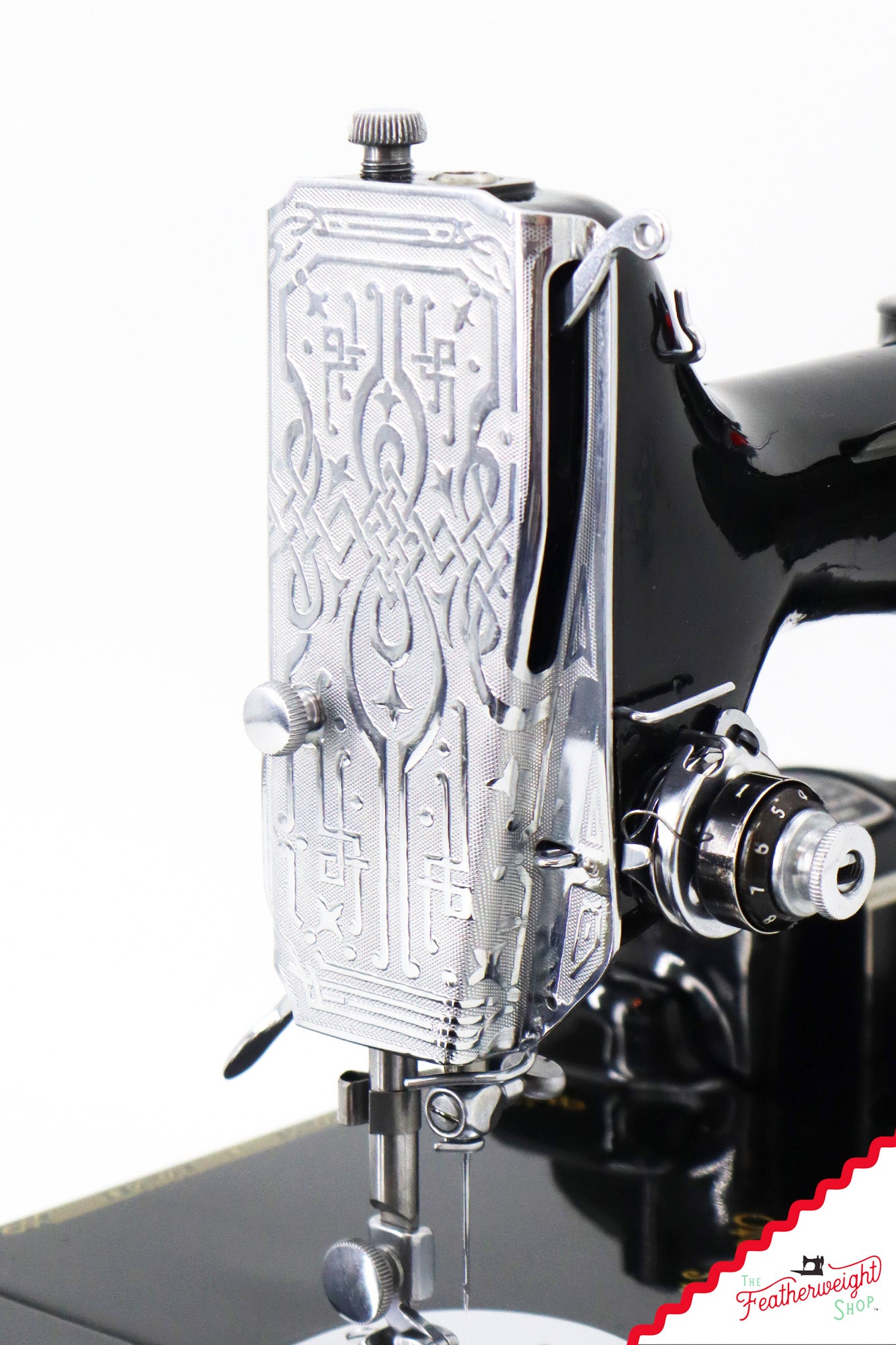 Singer Featherweight 221K, EF160***, RARE Great Britain Decal