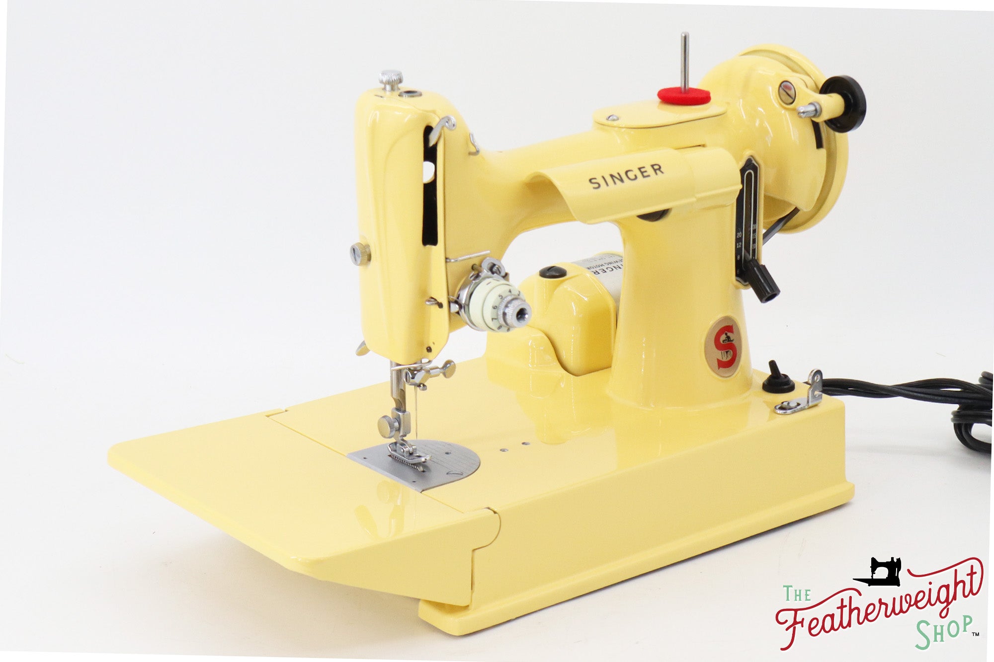 Singer Featherweight 221K7 Sewing Machine EV971*** - Fully Restored in Happy Yellow