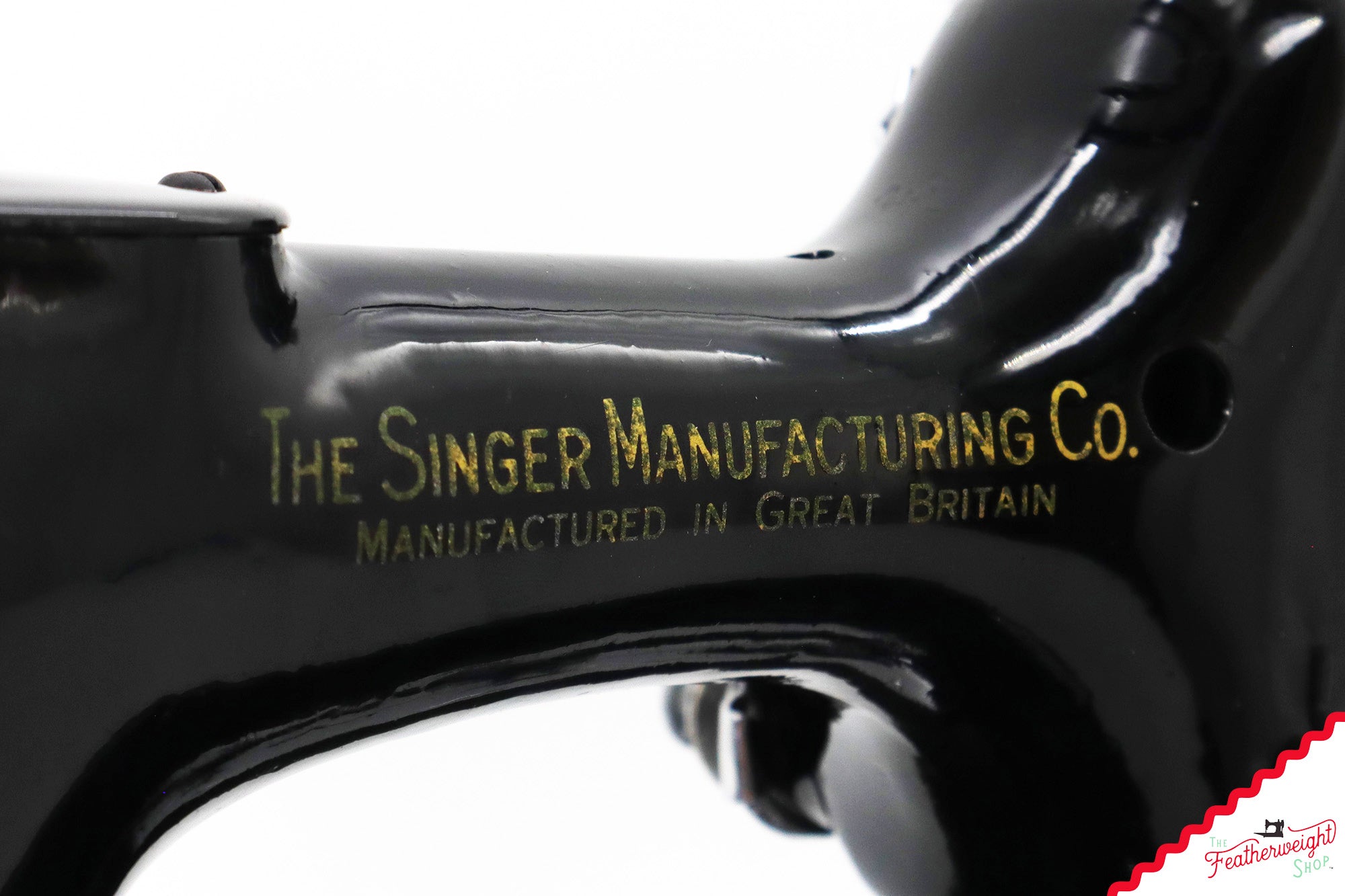 Singer Featherweight 221K, EF160***, RARE Great Britain Decal