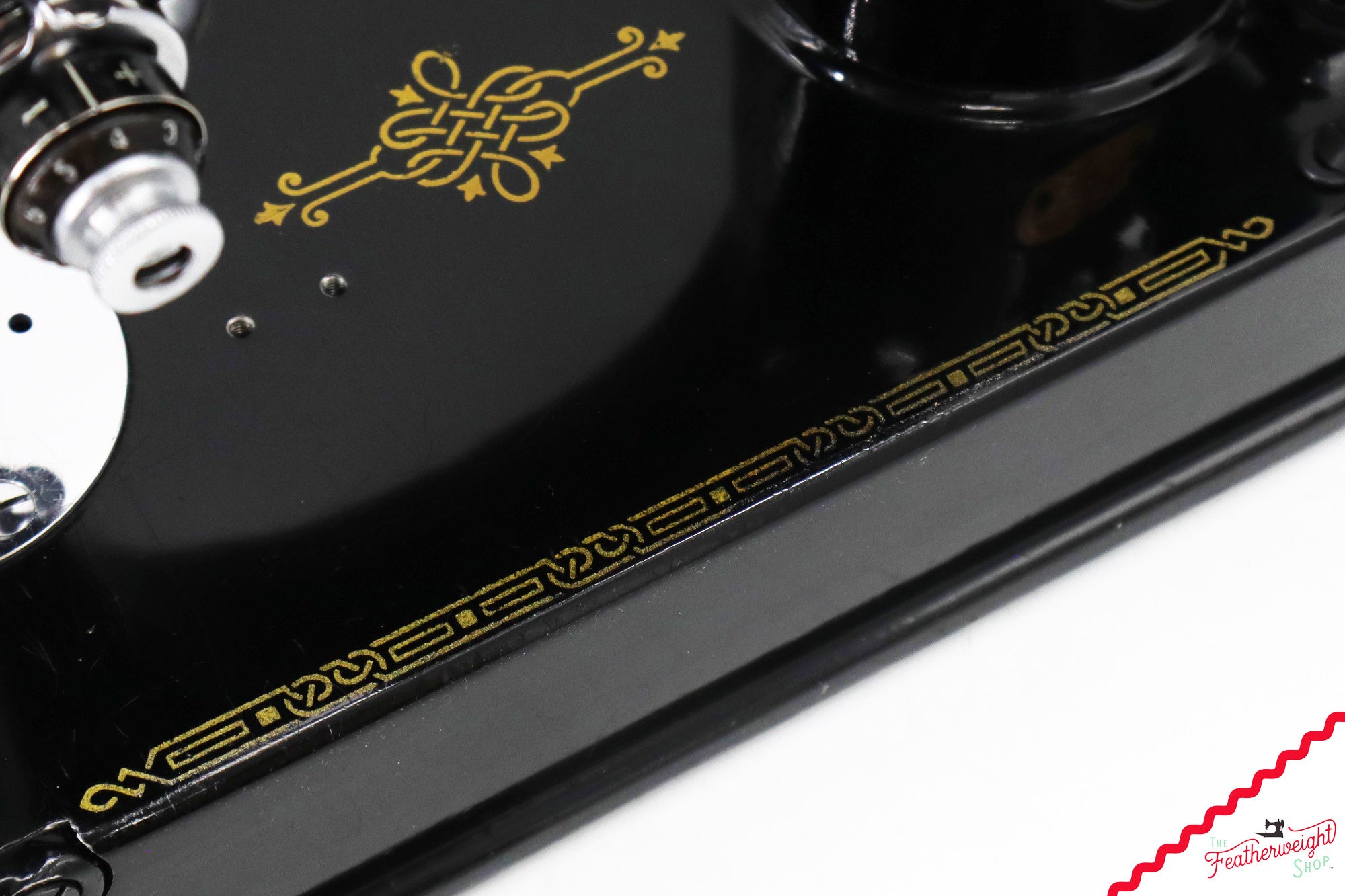 Singer Featherweight 221K, EF160***, RARE Great Britain Decal