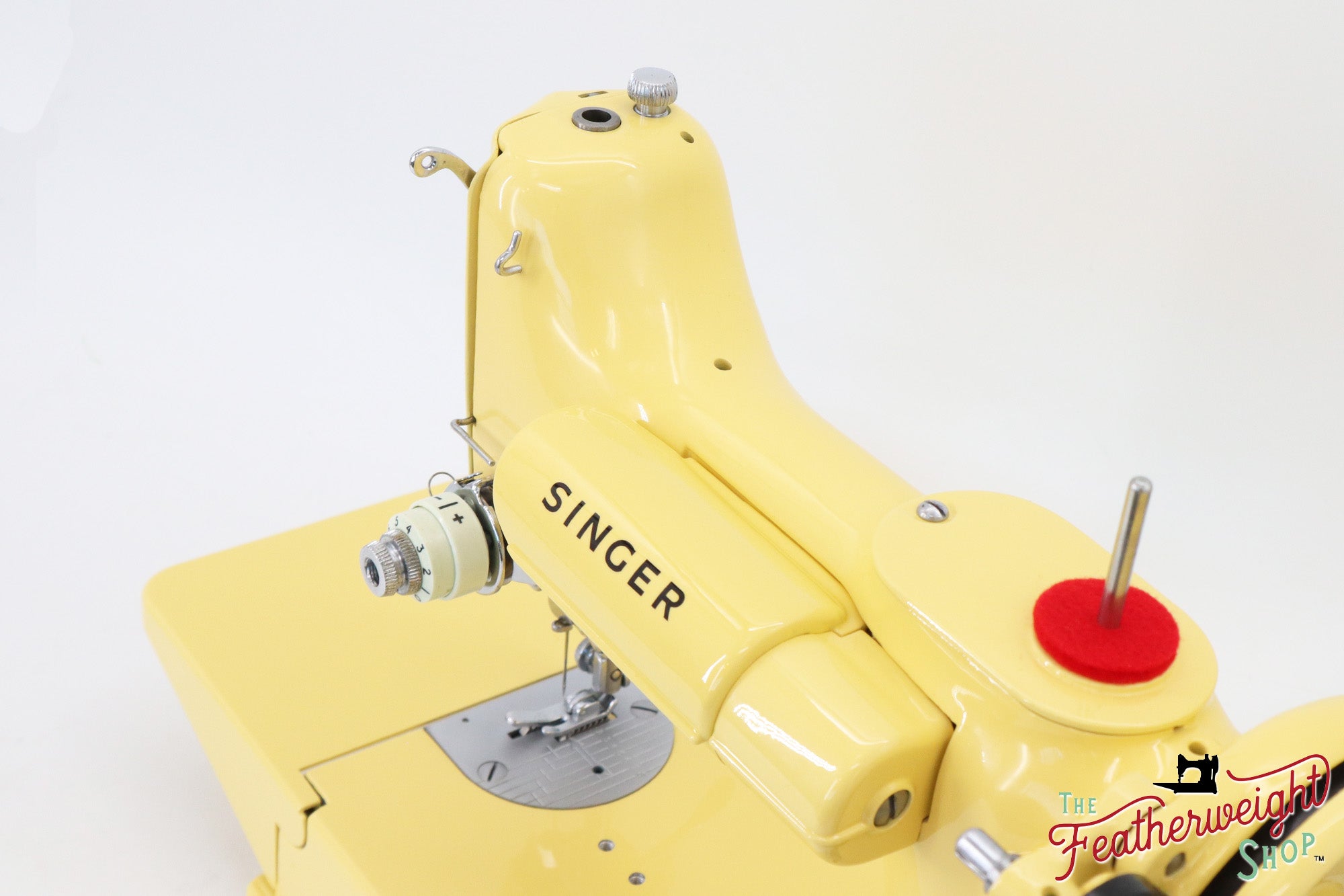 Singer Featherweight 221K7 Sewing Machine EV971*** - Fully Restored in Happy Yellow