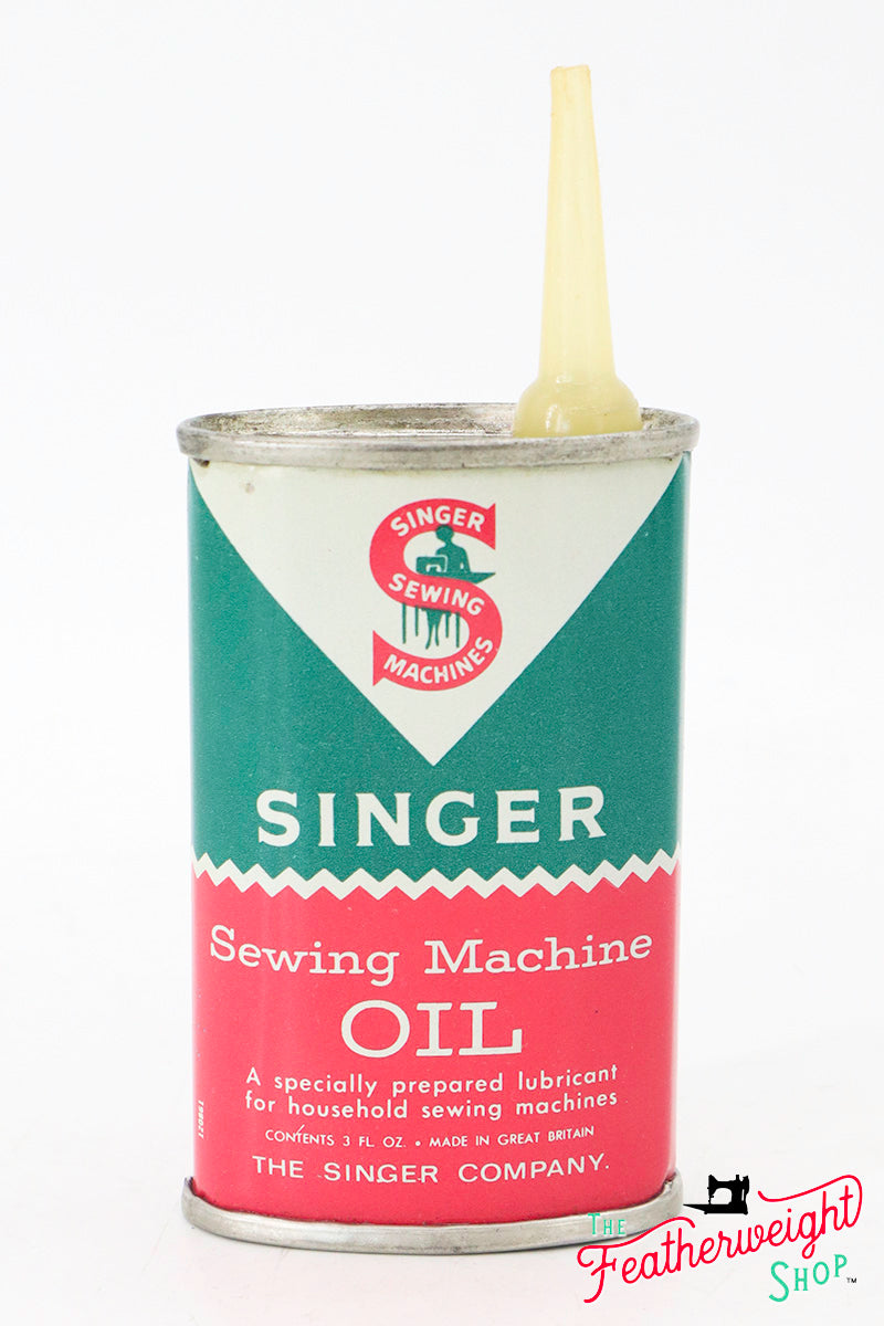 Rare Singer Sewing Machine Oil Tin