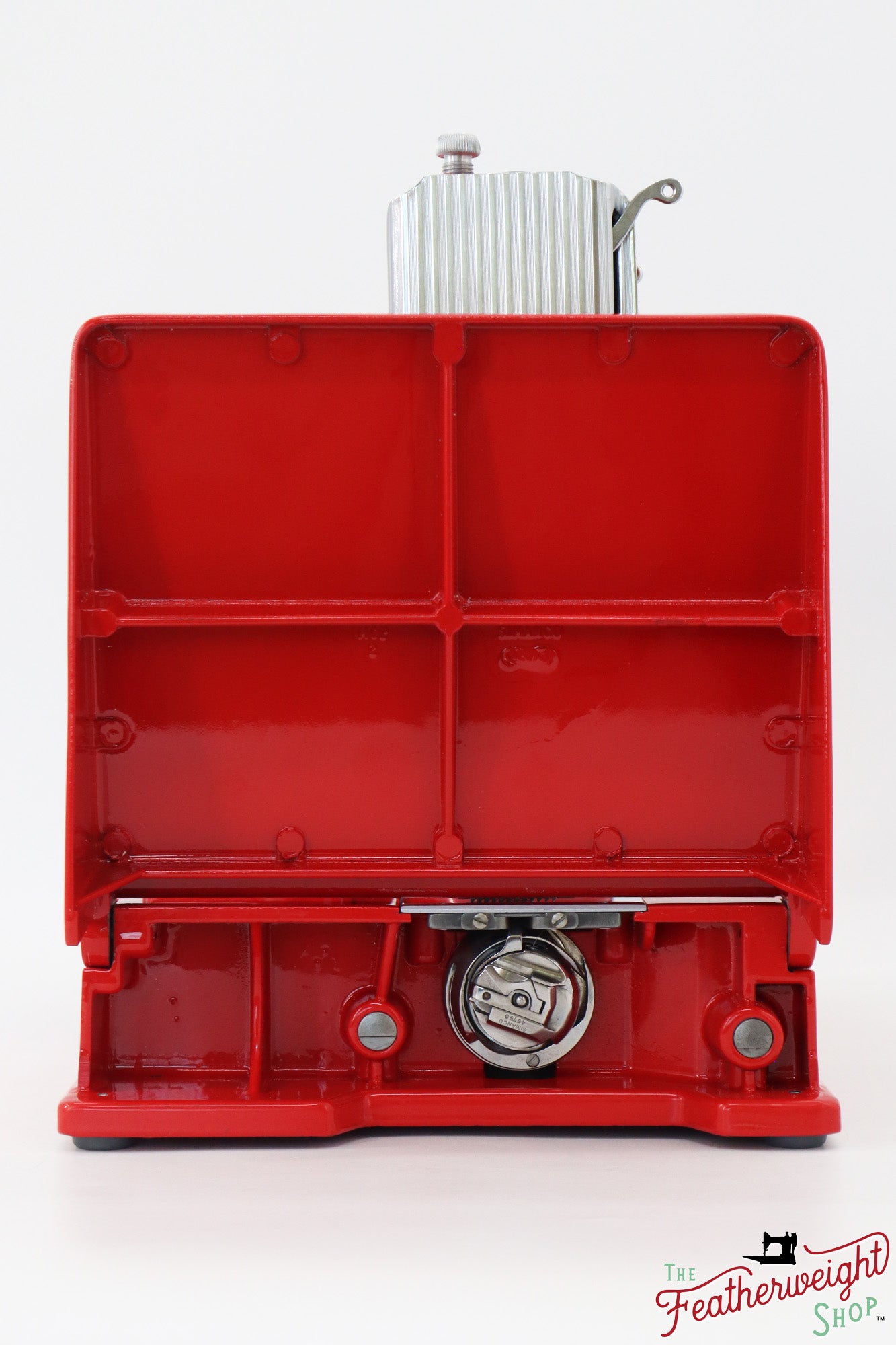 Singer Featherweight 221K, Red 'S', ES6519** - Fully Restored in Liberty Red