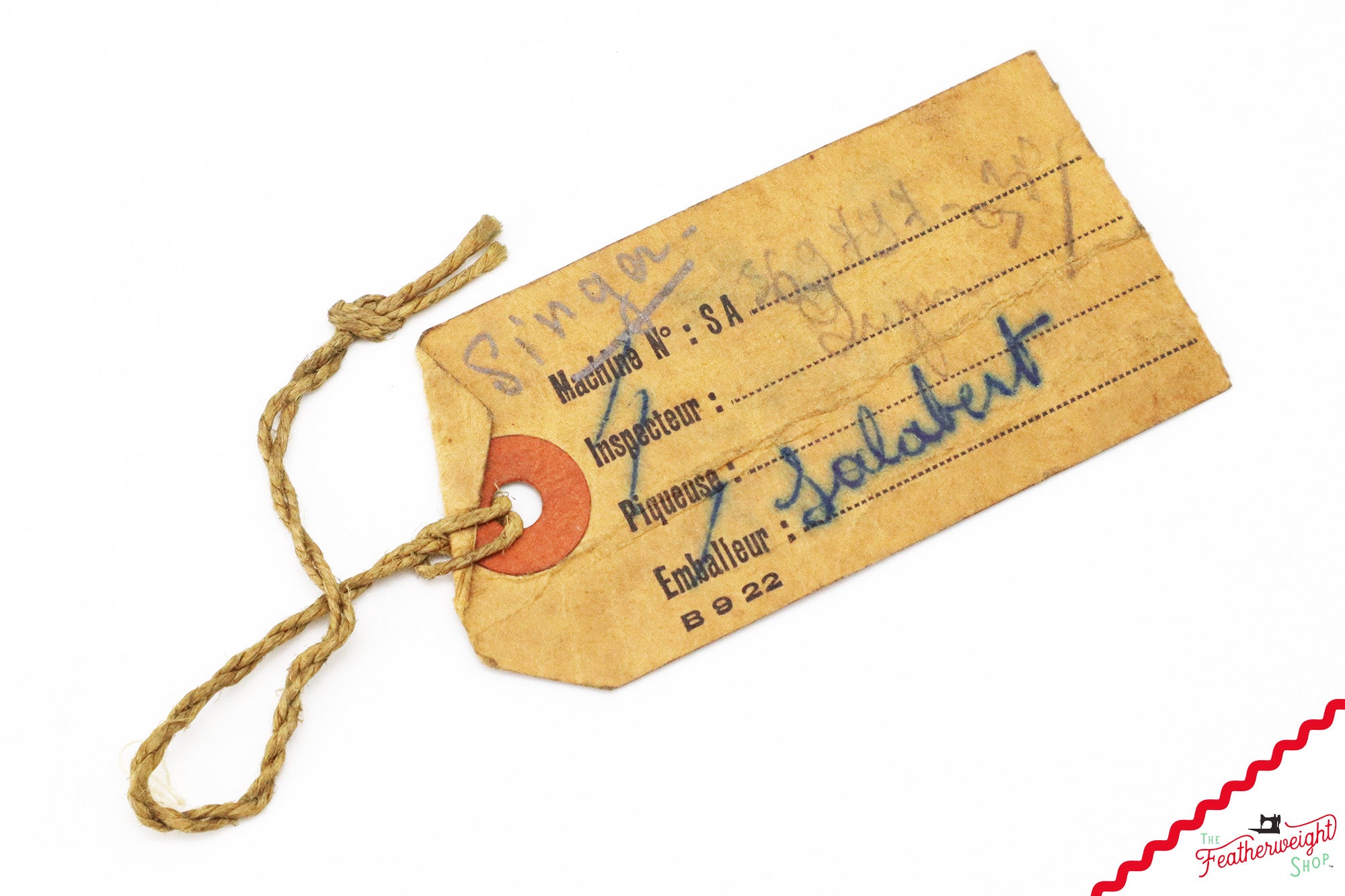 Singer Featherweight 221K Sewing Machine, French EF6885**