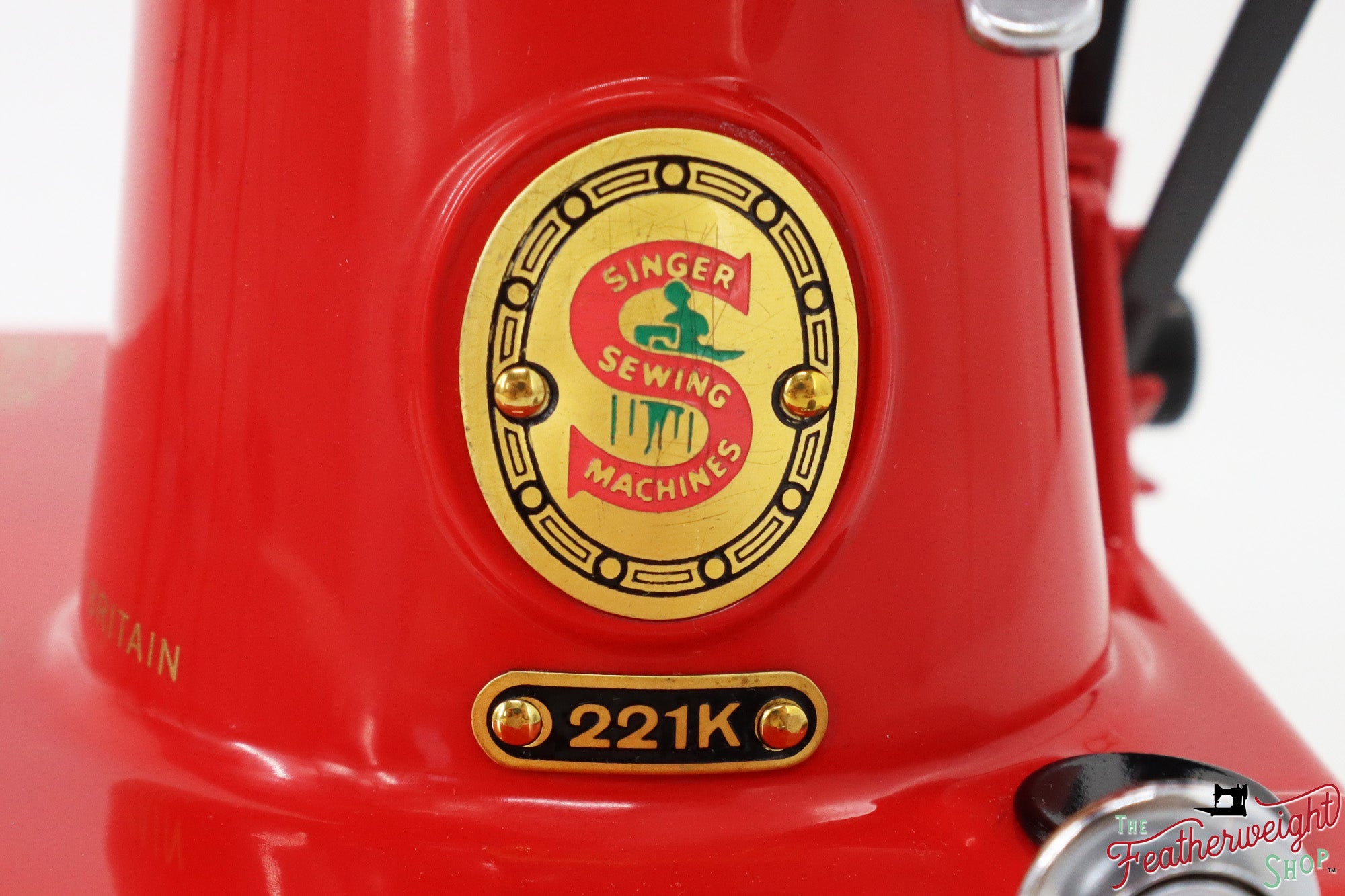 Singer Featherweight 221K, Red 'S', ES6519** - Fully Restored in Liberty Red