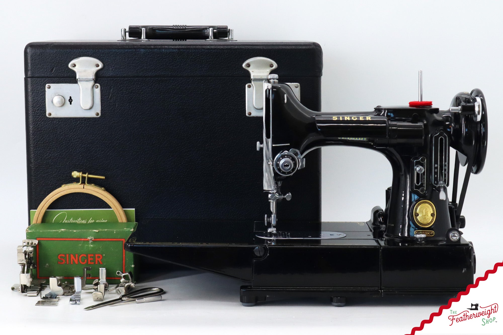 Singer Featherweight 222K Sewing Machine - EK3287**, 1955
