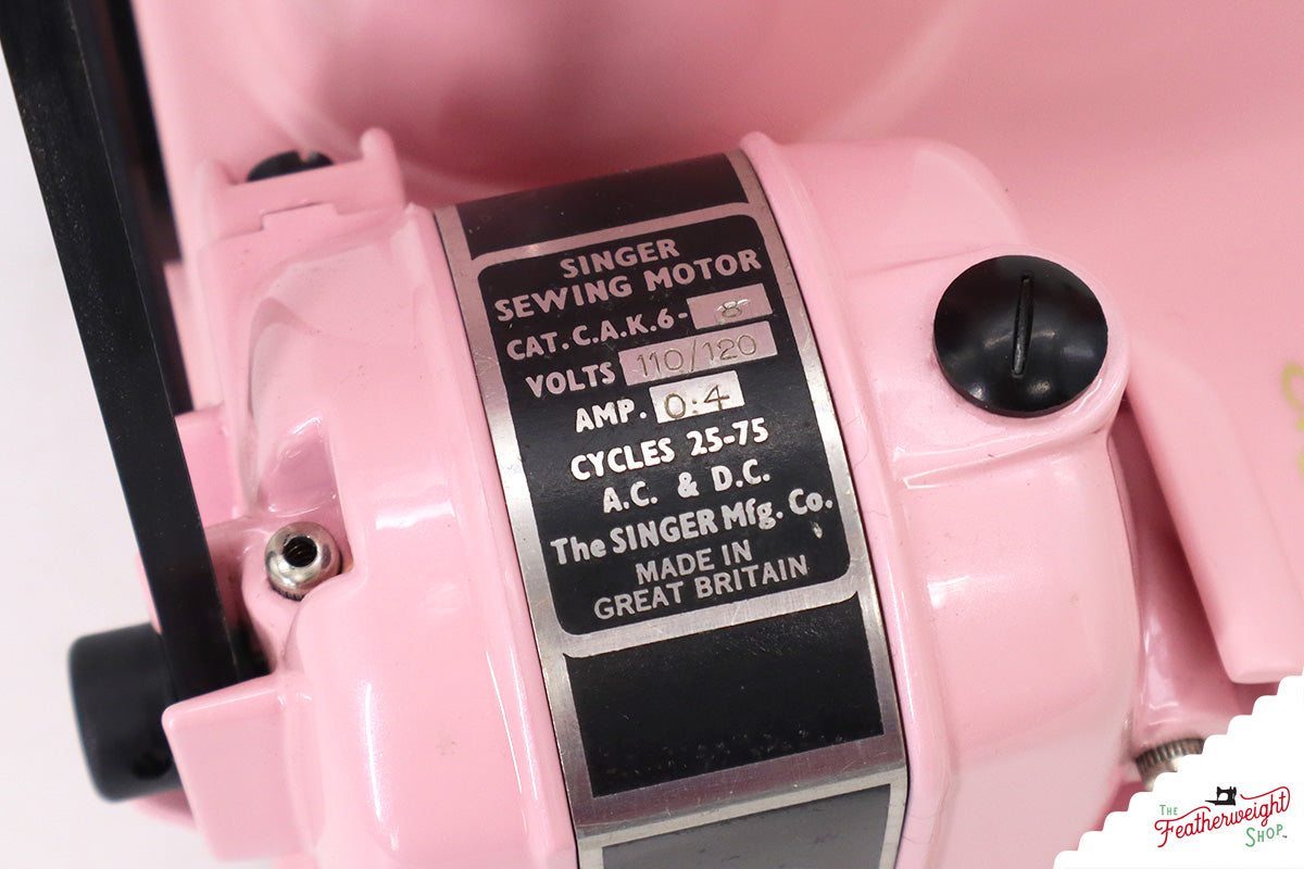 Singer Featherweight 221, EH133*** - Fully Restored in Pink Frosting