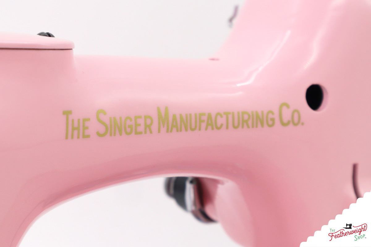 Singer Featherweight 221, EH133*** - Fully Restored in Pink Frosting