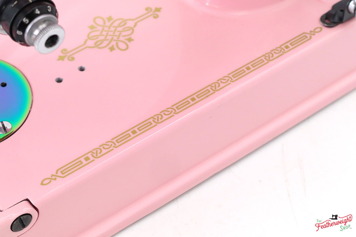 Singer Featherweight 221, EH133*** - Fully Restored in Pink Frosting