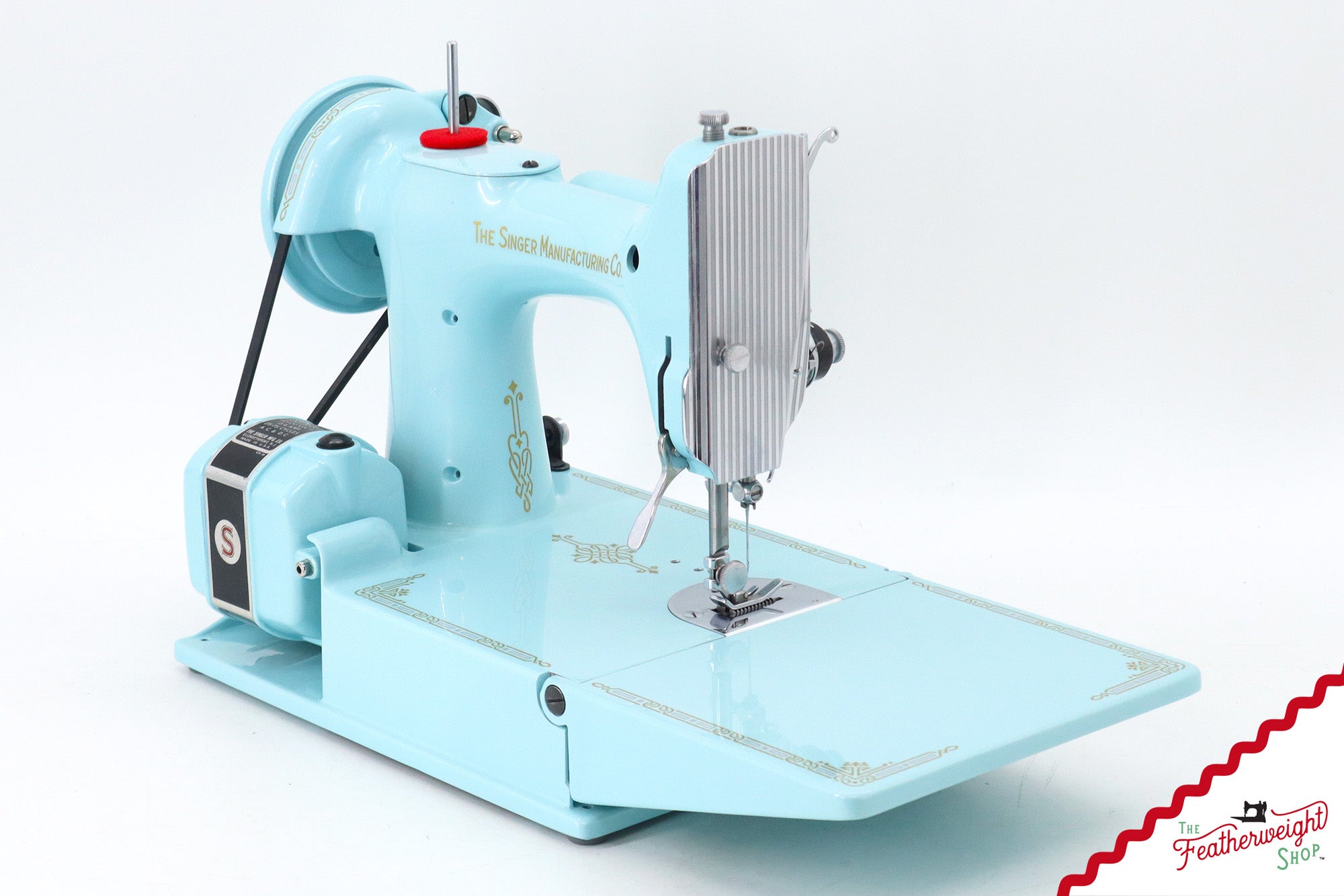 Singer Featherweight 221 - AK102*** - Fully Restored in Snowflake Blue