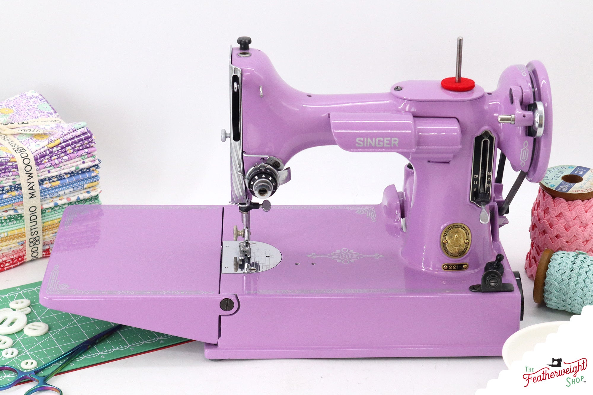Singer Featherweight 221, AL422*** - Fully Restored in Lilac