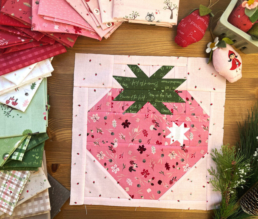 PATTERN, Strawberry Basket Quilt by Jennifer Long (#274)