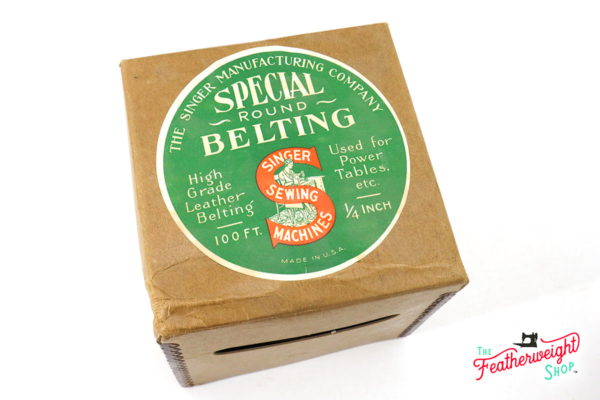 Treadle Belt Roll - New Old Stock in Original Box, Singer (Vintage Original)