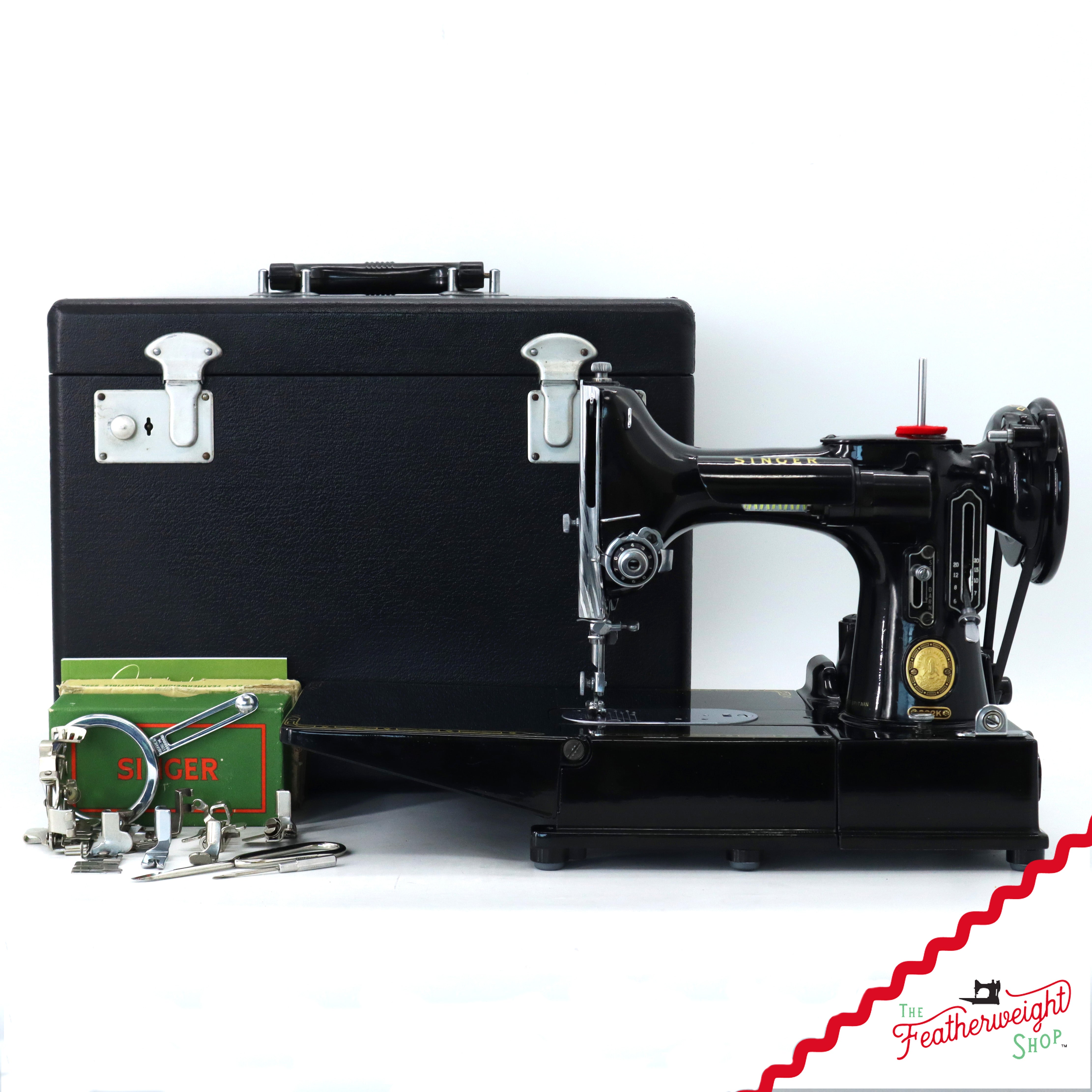 Singer Featherweight 222K Sewing Machine - EM6040**, 1957