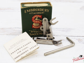 Load image into Gallery viewer, Single Thread Embroidery Attachment, Singer (Vintage Original)