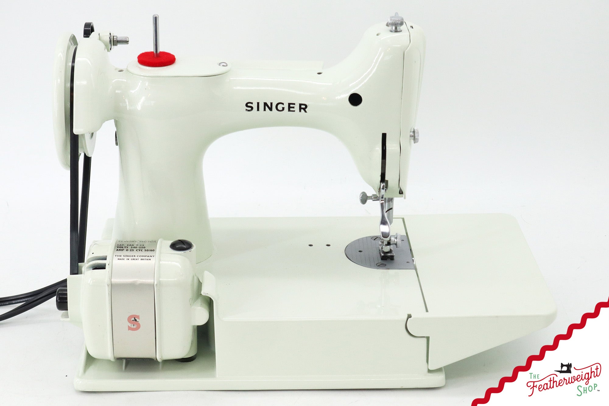 Singer Featherweight 221K Sewing Machine, British WHITE FA236***
