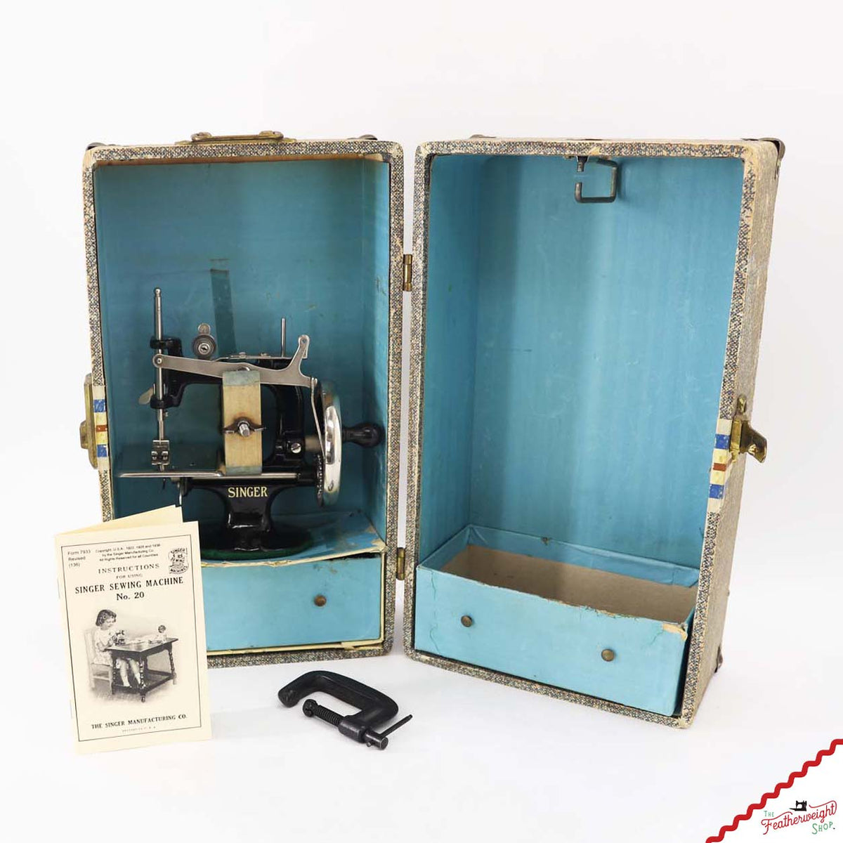 Singer Sewhandy Model 20 - Black, Complete Case Set! October 2026